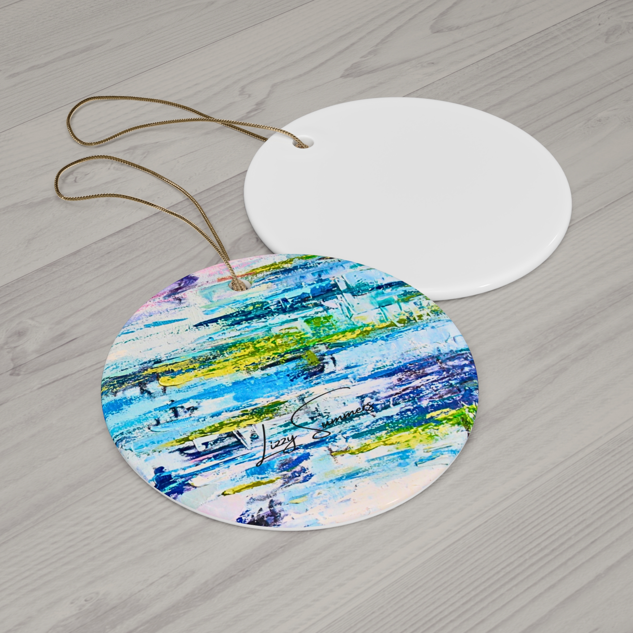 Ornament Blue 4 Shapes - Image 5