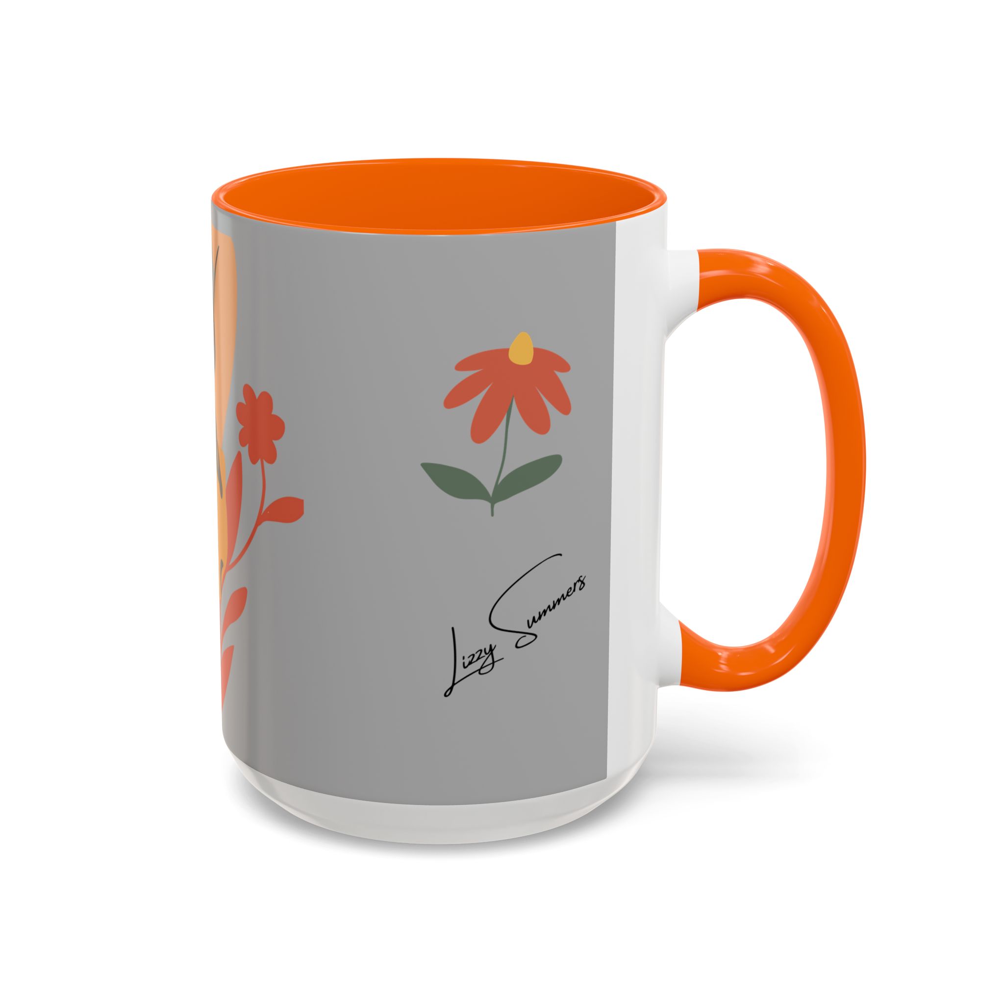 Coffee Mug Lady Reflecting on Gre - Image 30