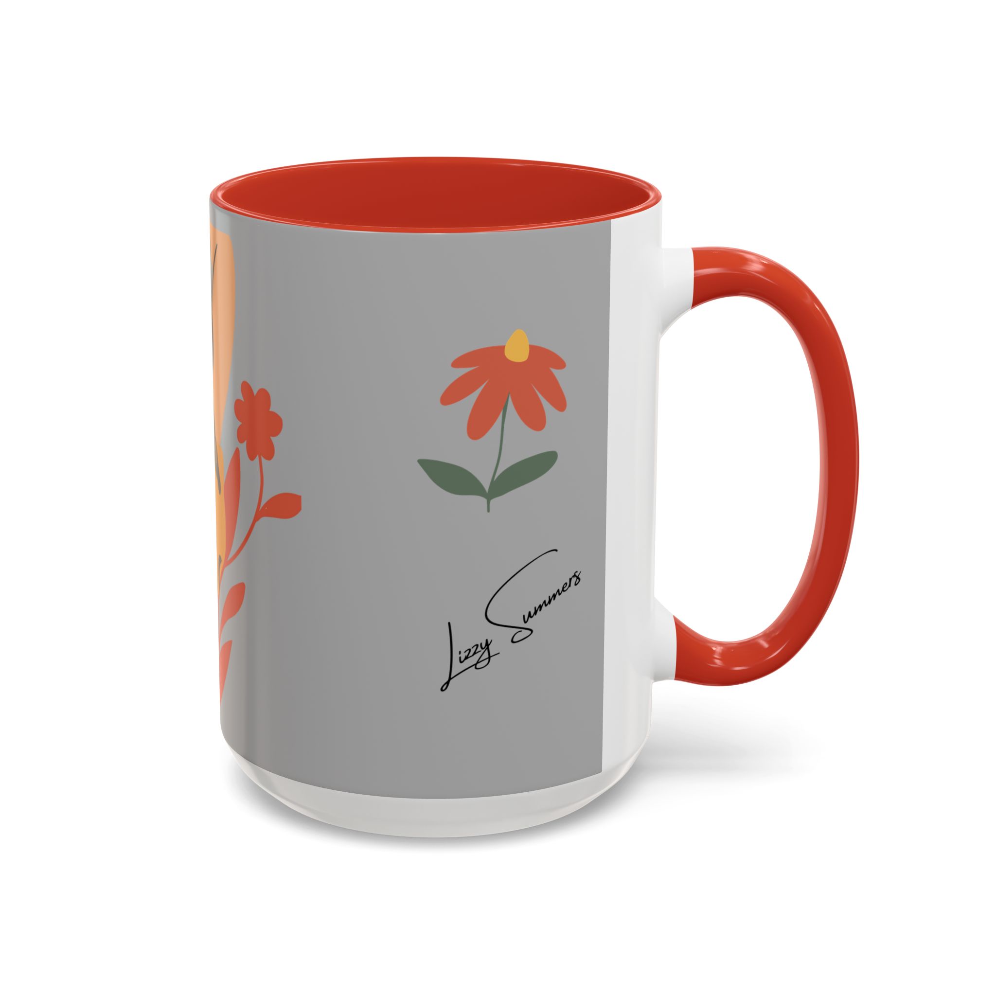 Coffee Mug Lady Reflecting on Gre - Image 22