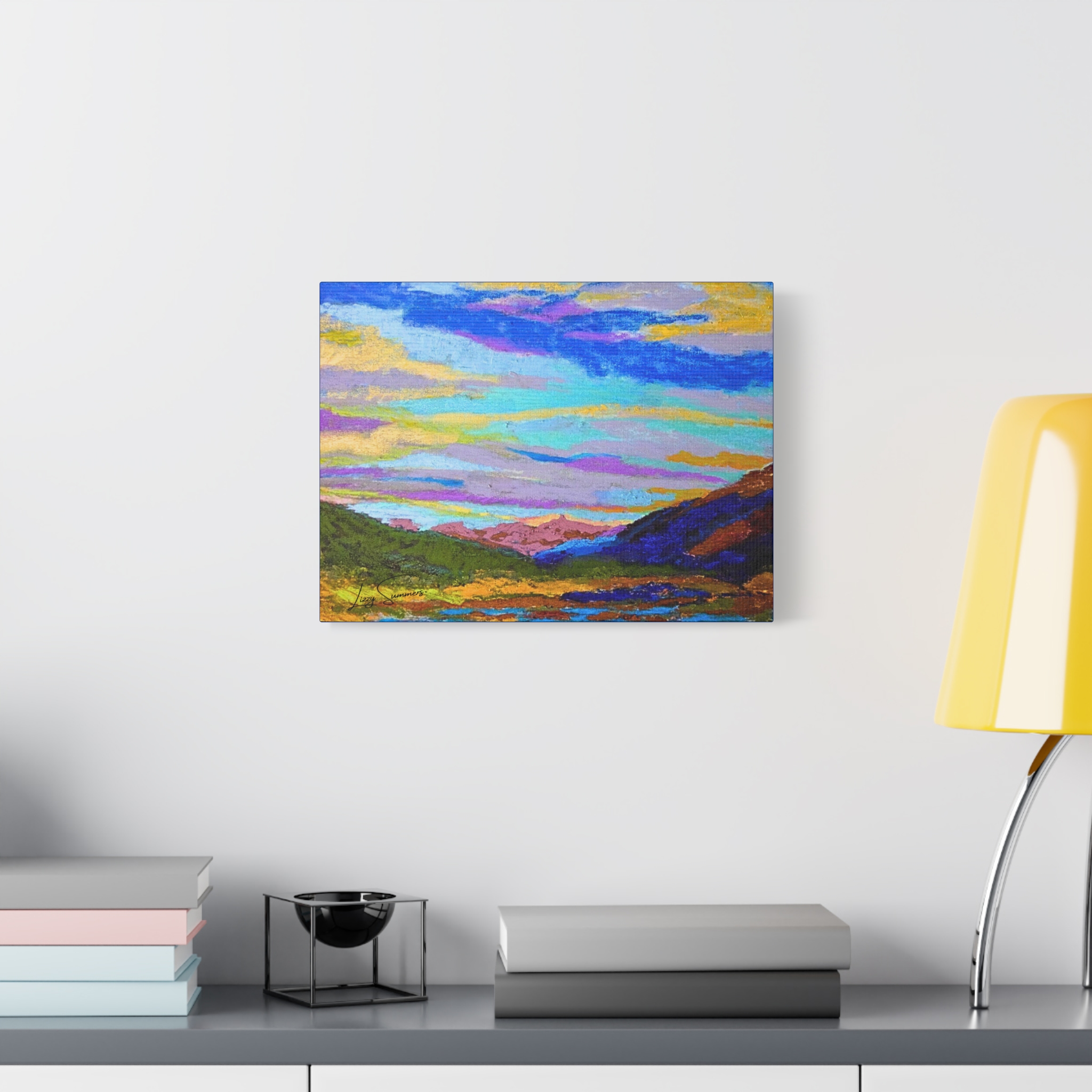 Matte Canvas, Stretched, 1.25" Big Sky Pastel - Image 7