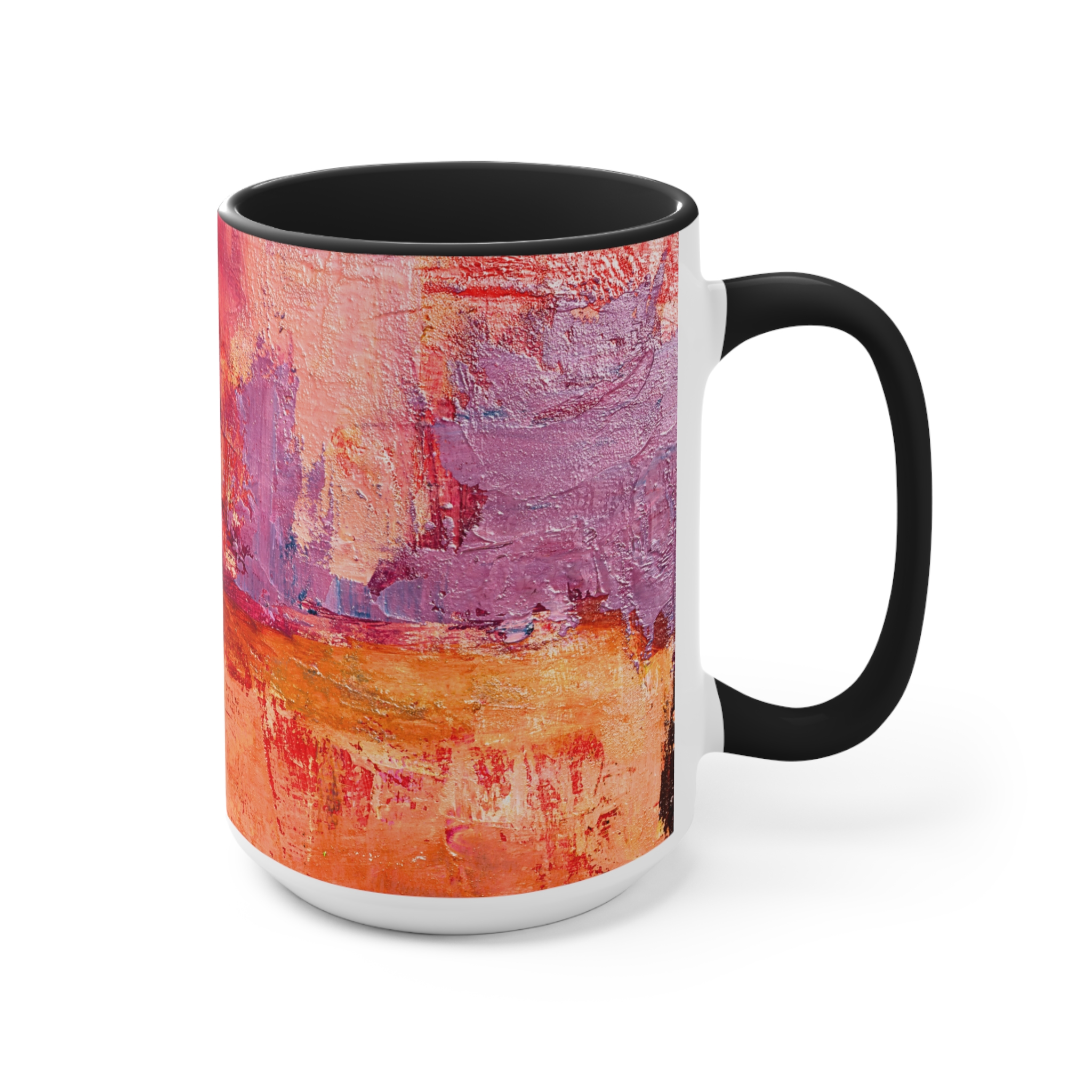 Warm Orange and Red Coffee Mug - Image 11