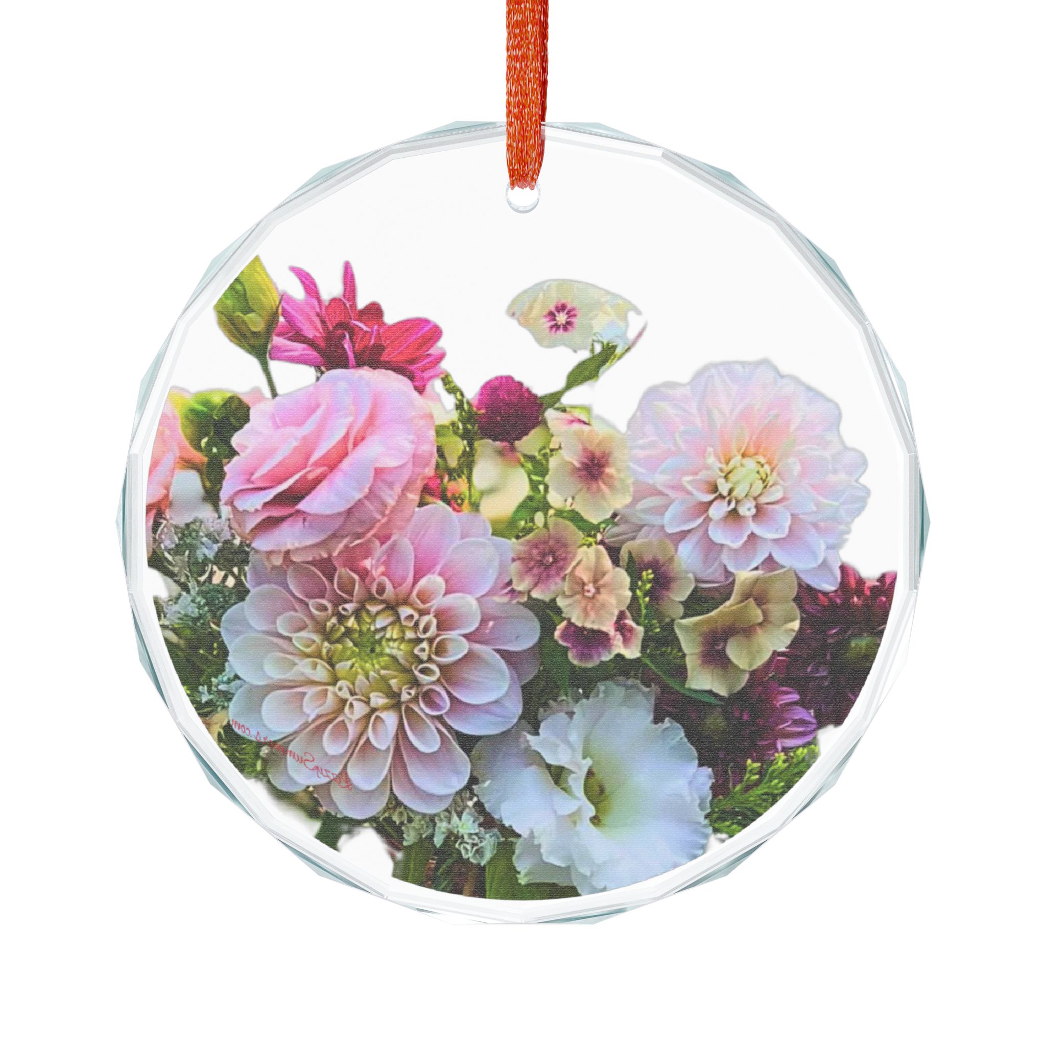 Glass Ornament Flower Bouquet - Image 6