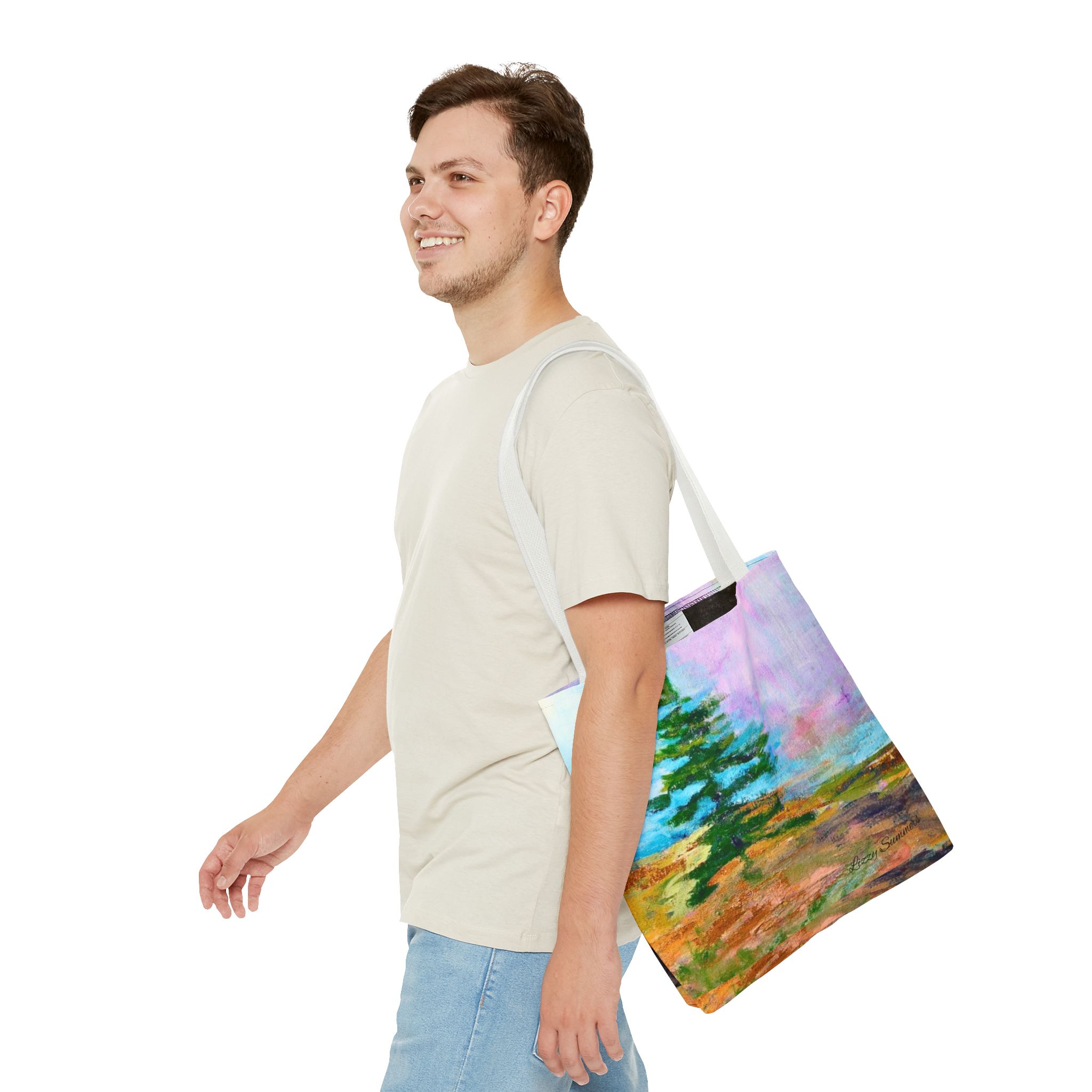 Nature-Inspired Tote Bag with Original Tree Painting by Elisabeth Summers - Image 31