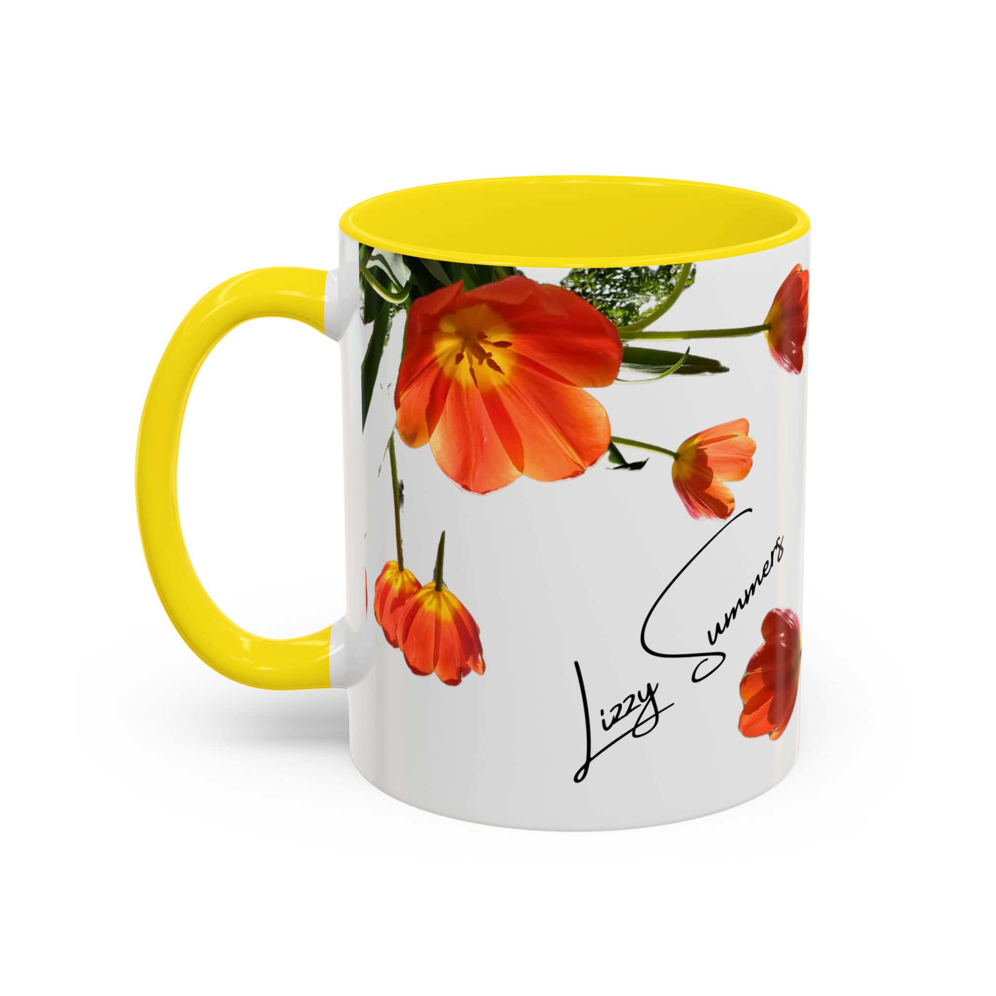 Coffee Mug Tulips on White - Image 23