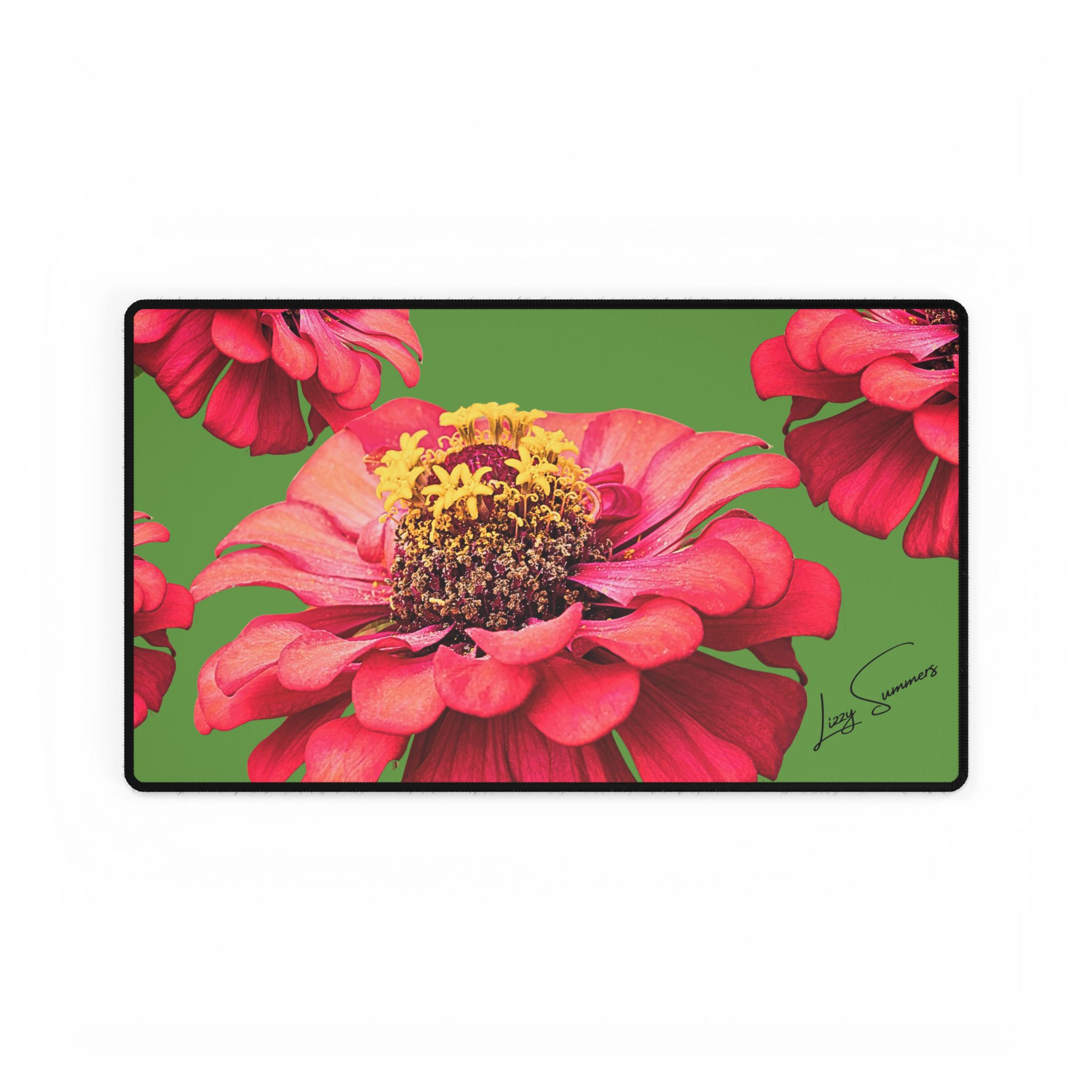 Desk Pad Desk Mat Zinnia Green - Image 9