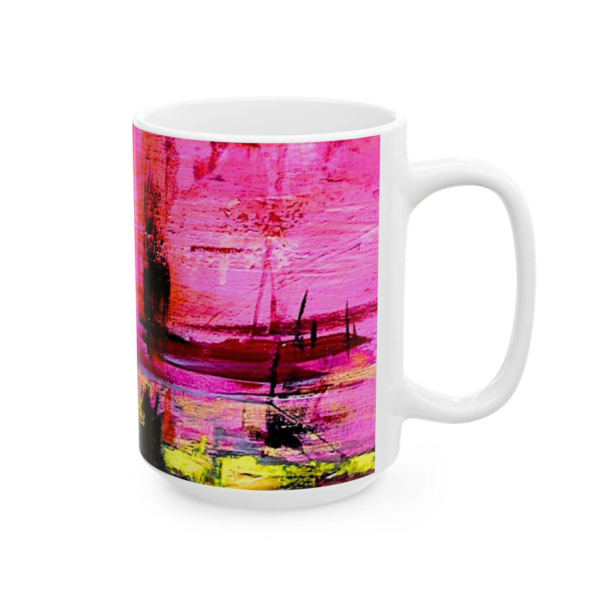 Coffee Mug Hot Pink - Image 8