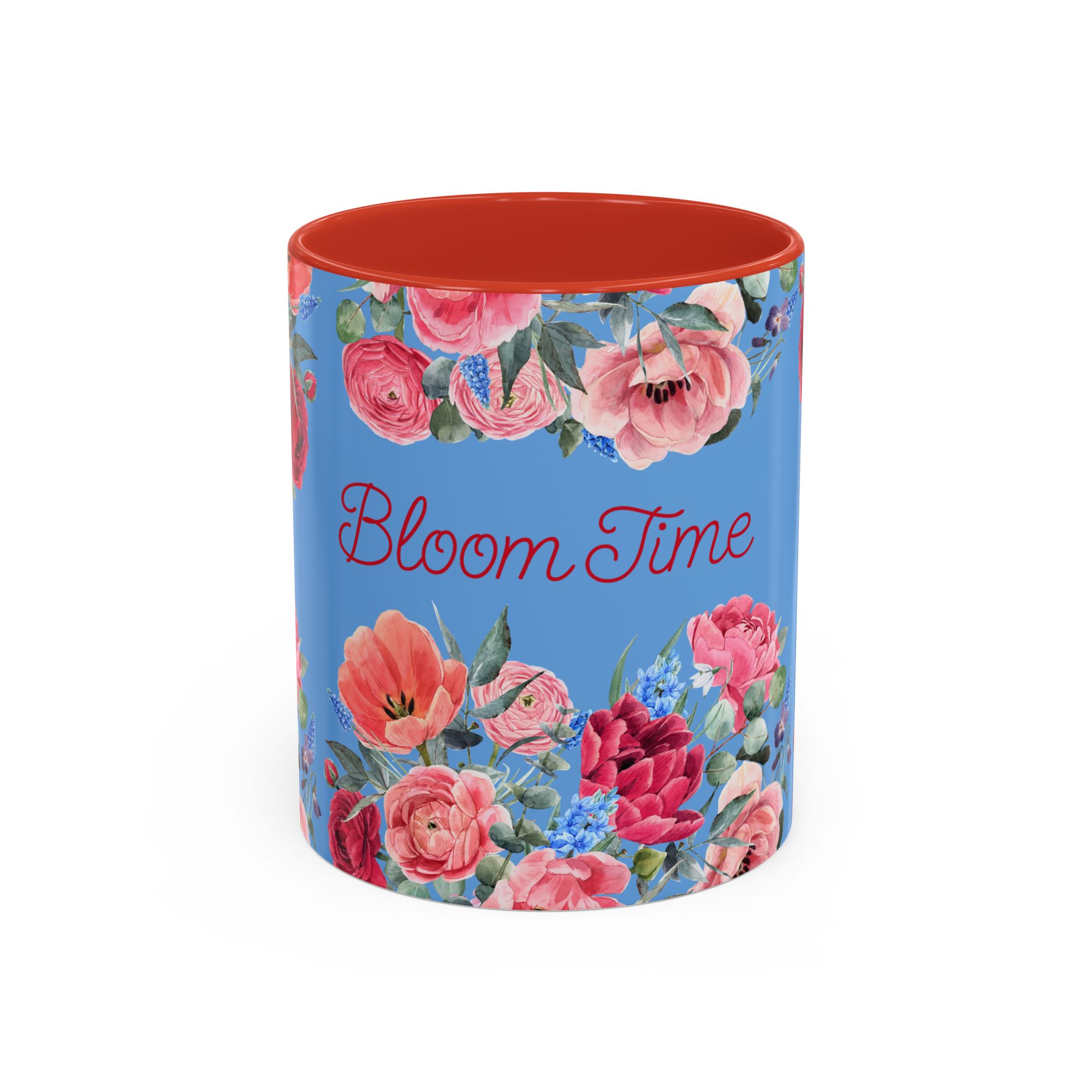 Coffee Mug  Bloom Time Blue - Image 9