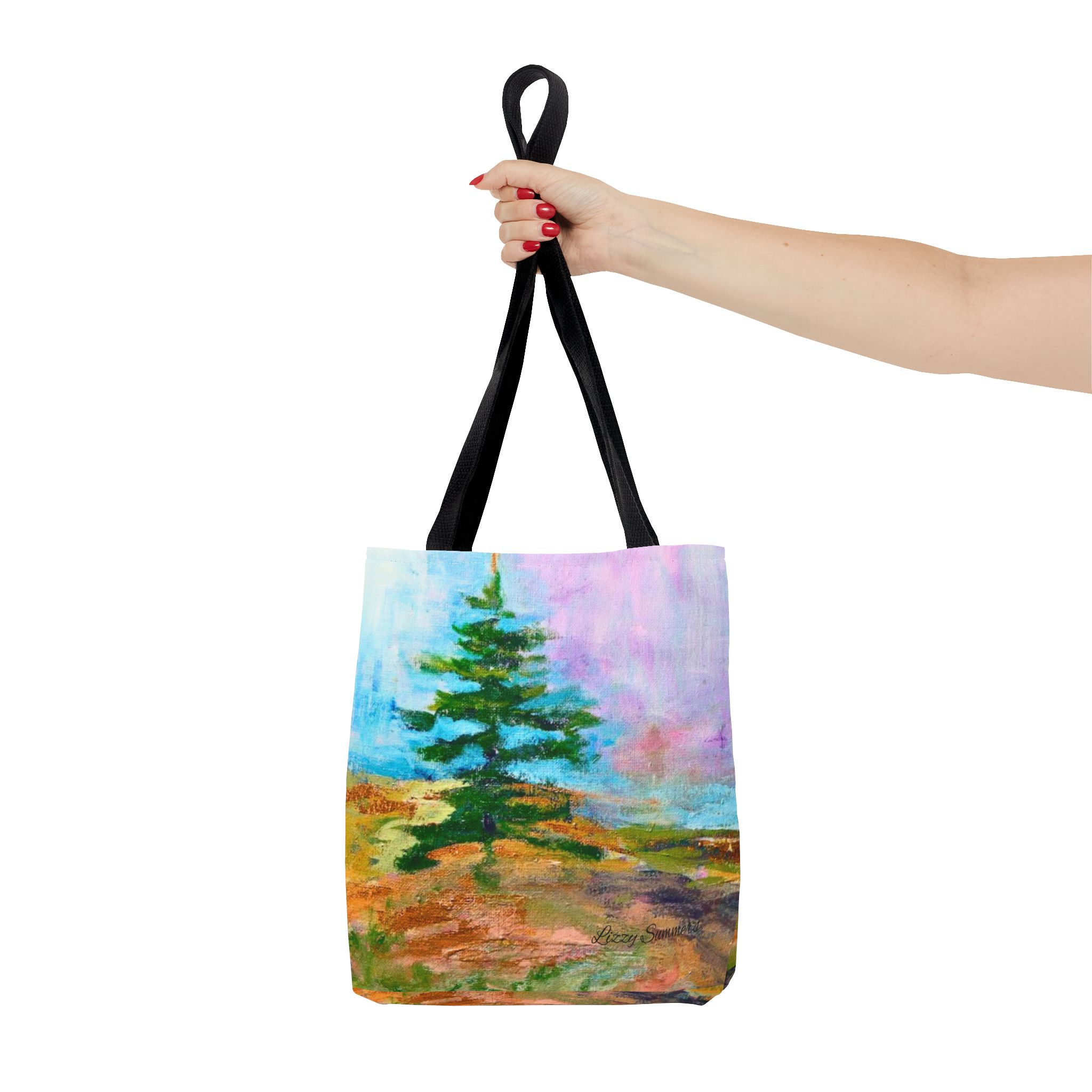 Nature-Inspired Tote Bag with Original Tree Painting by Elisabeth Summers - Image 4