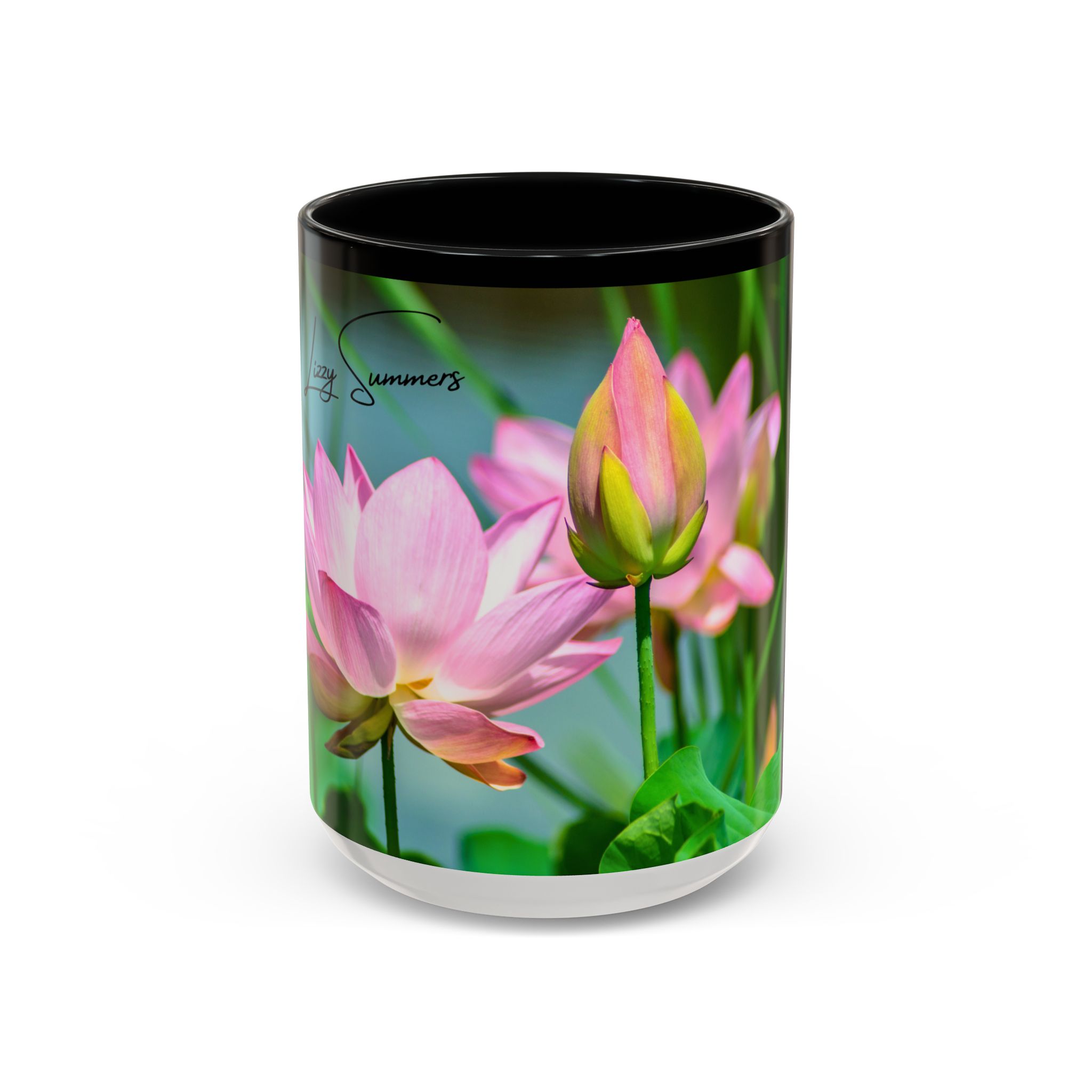 Coffee Mug Lilly on Black - Image 5
