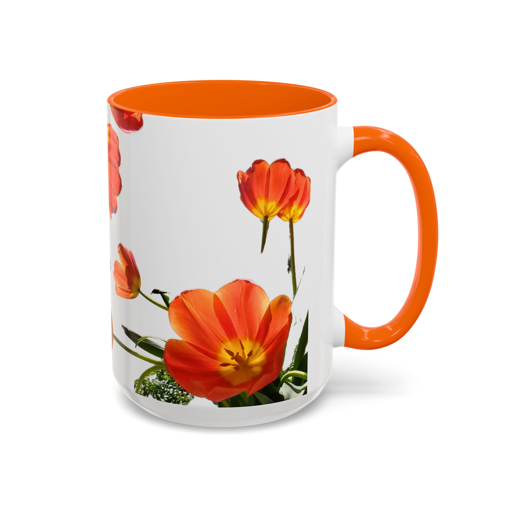 Coffee Mug Orange Tulips - Image 26