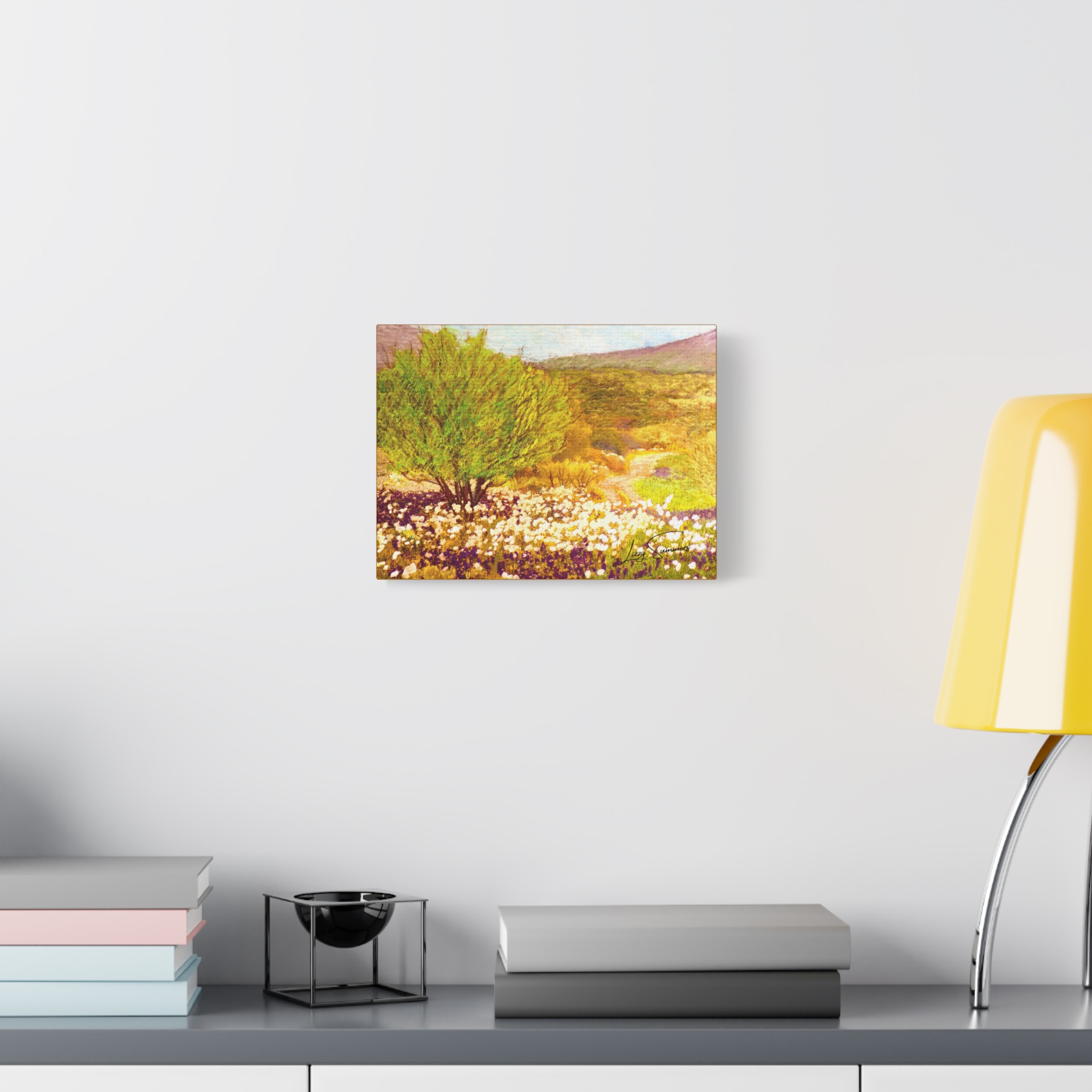 Matte Canvas, Stretched, 1.25" Hill Country pastel - Image 3