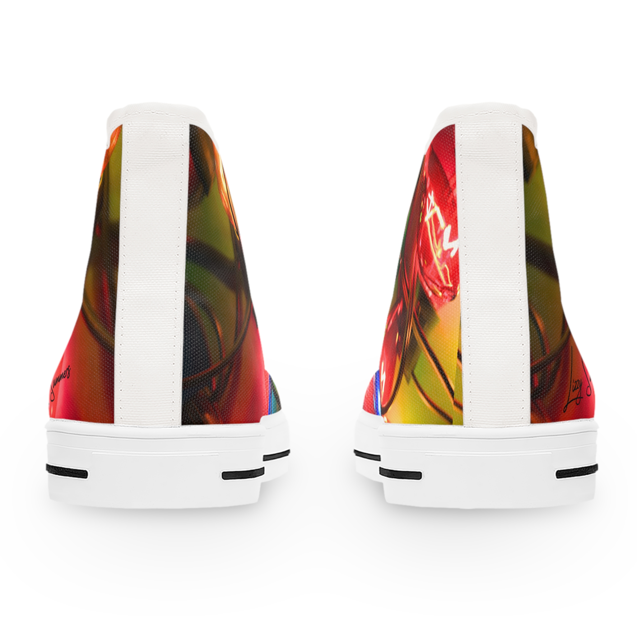 Christmas Lights High Top Sneakers - Image 3