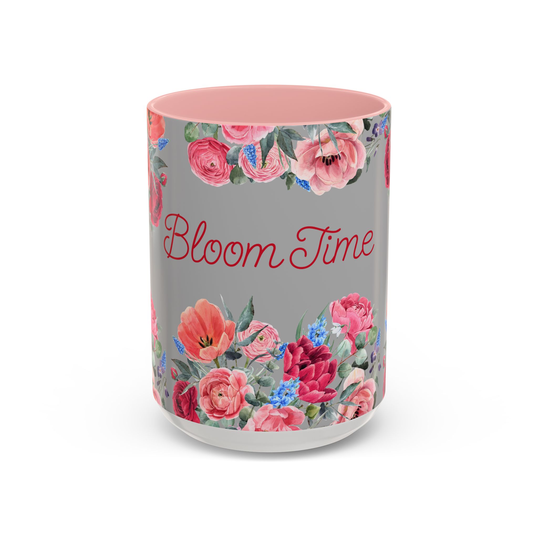 Bloom Time Grey Accent Coffee Mug - Image 21