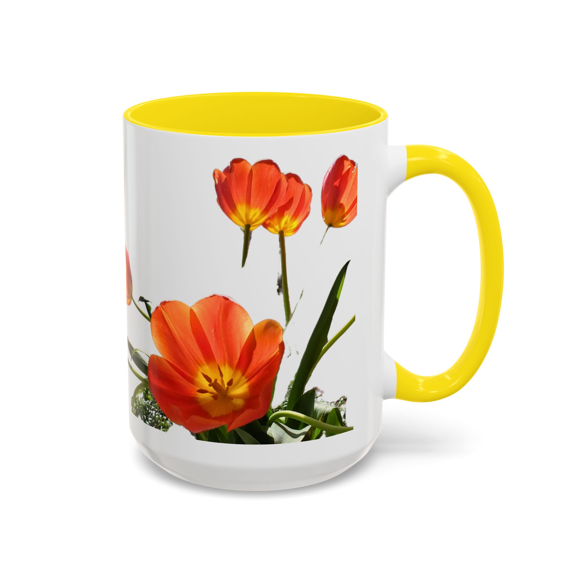 Coffee Mug Tulips on White - Image 30