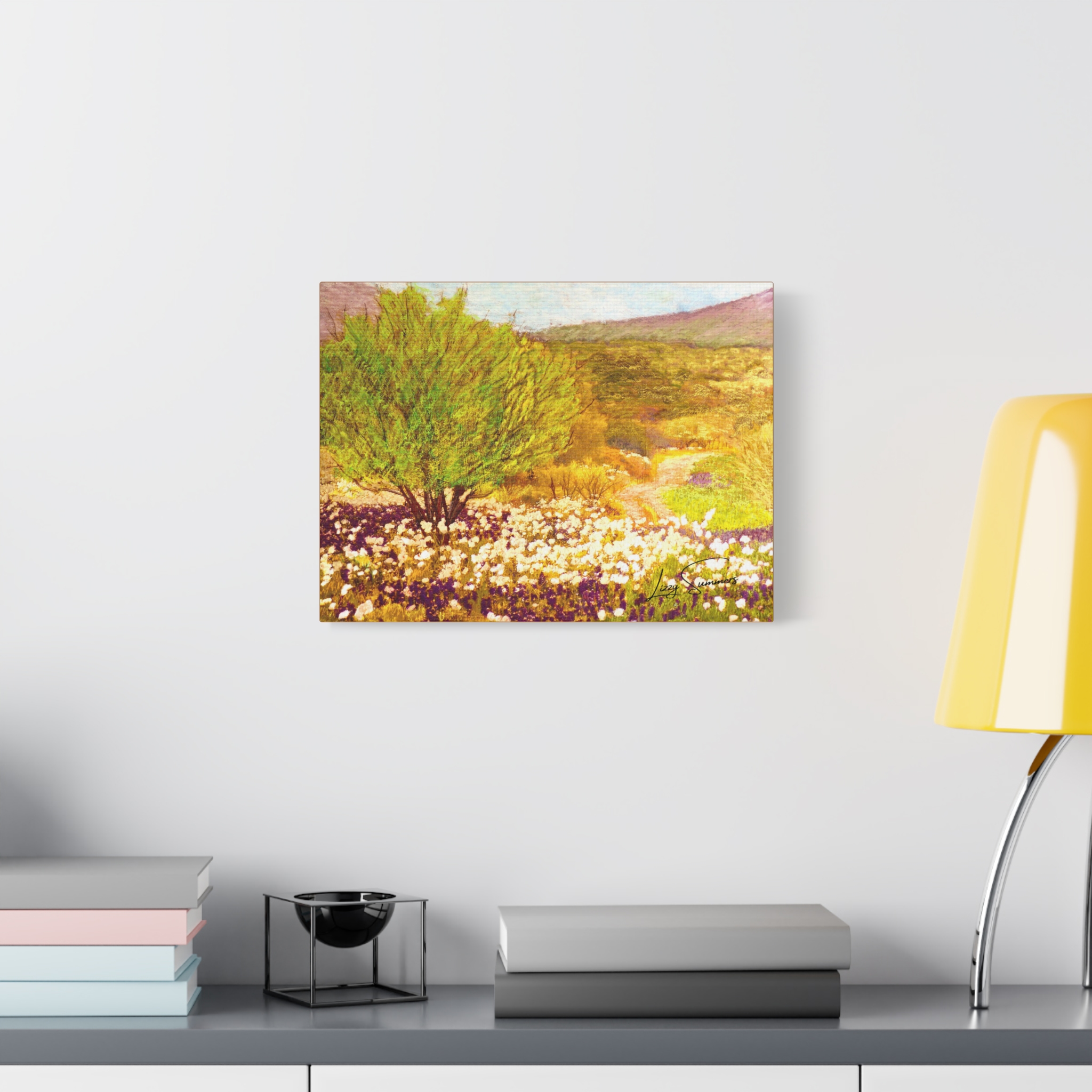 Matte Canvas, Stretched, 1.25" Hill Country pastel - Image 7