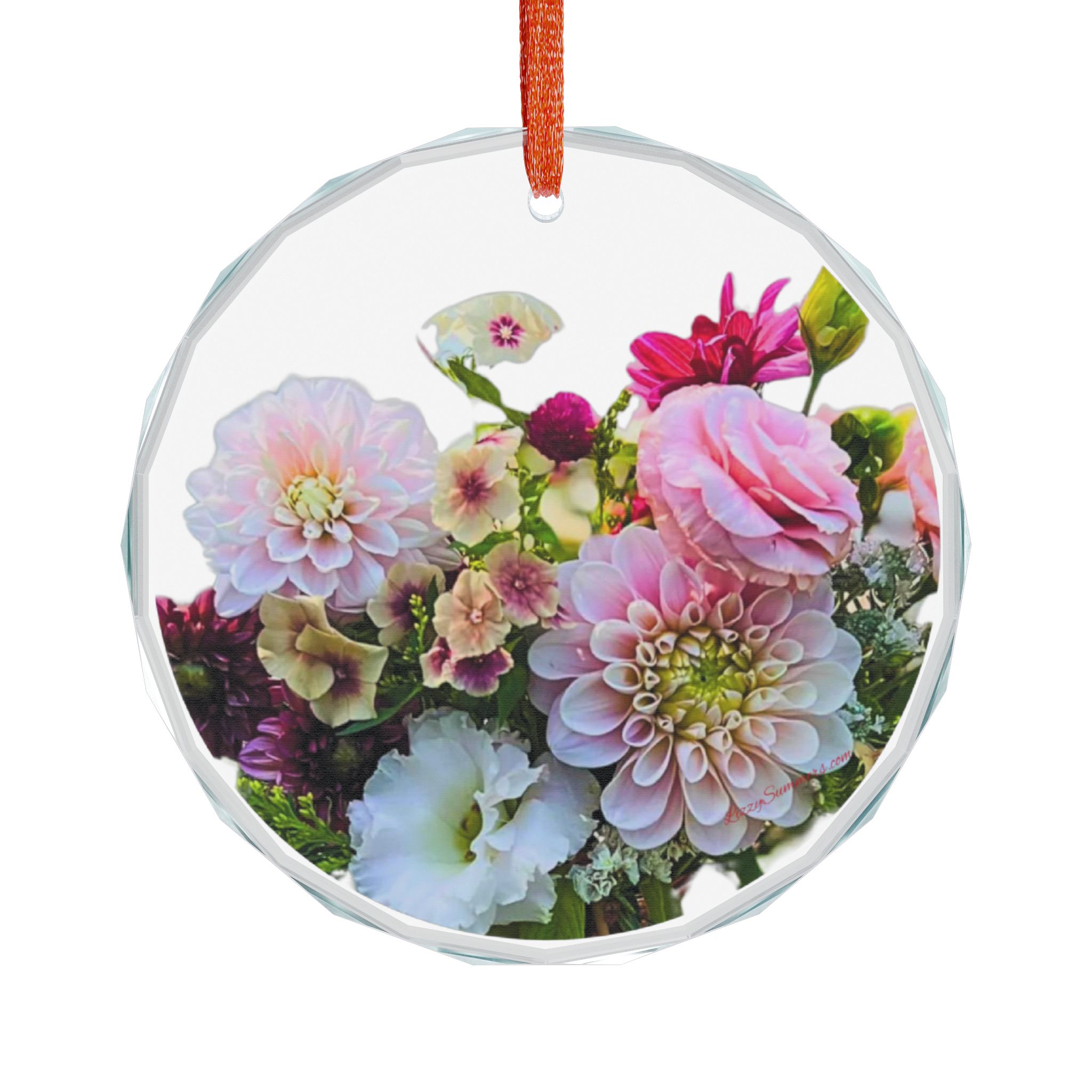Glass Ornament Flower Bouquet - Image 5