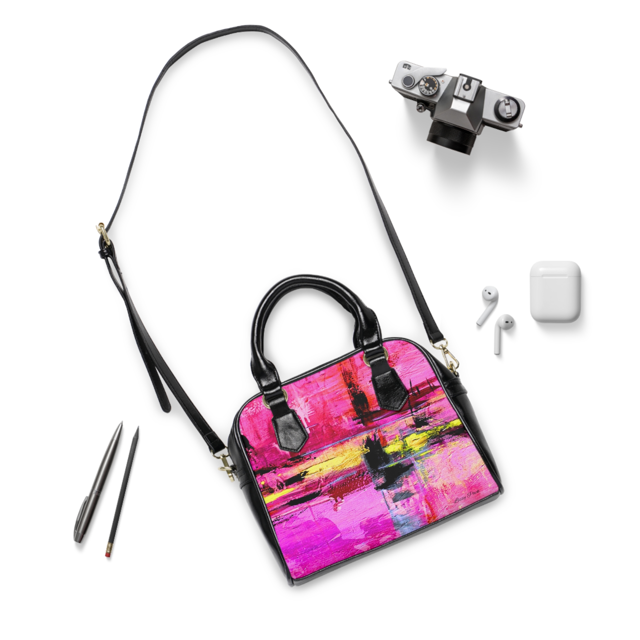 Hot Pink Handbag - Image 3