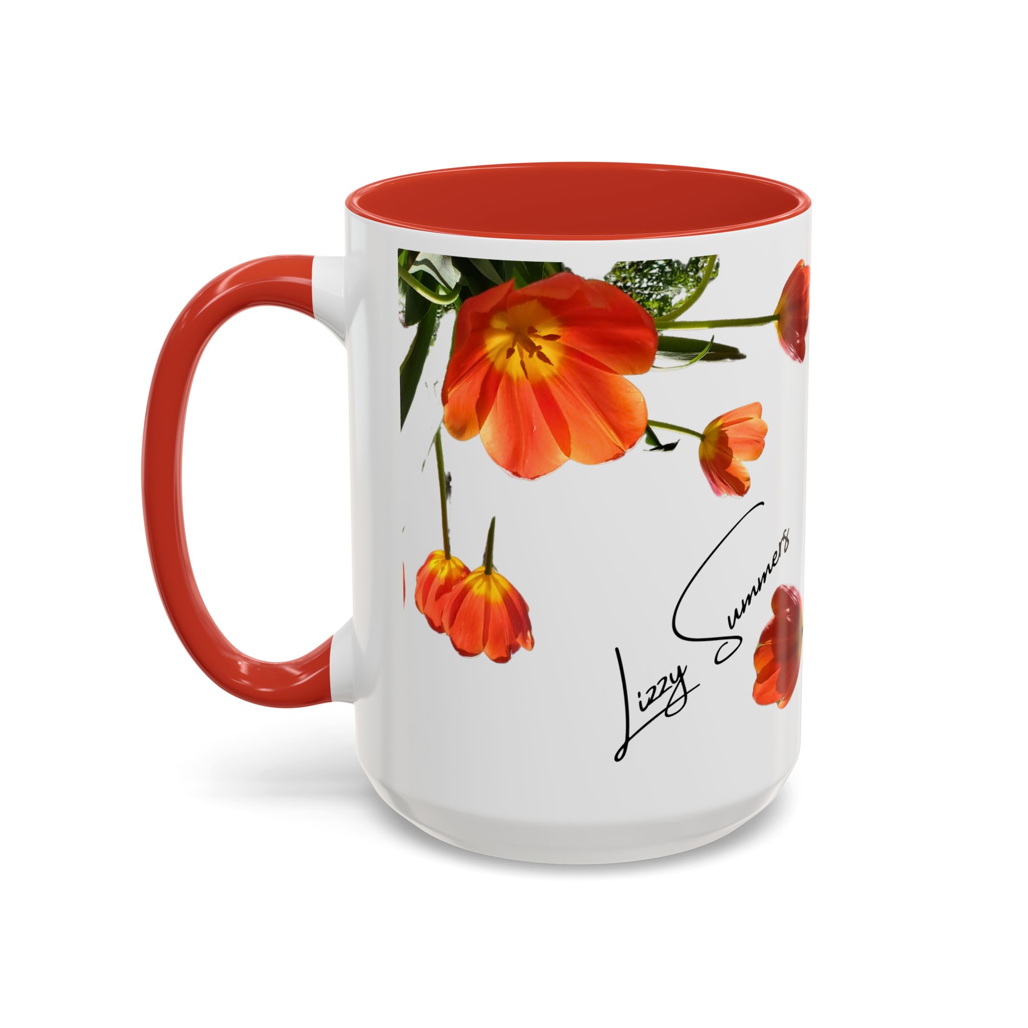 Coffee Mug Tulips on White - Image 15