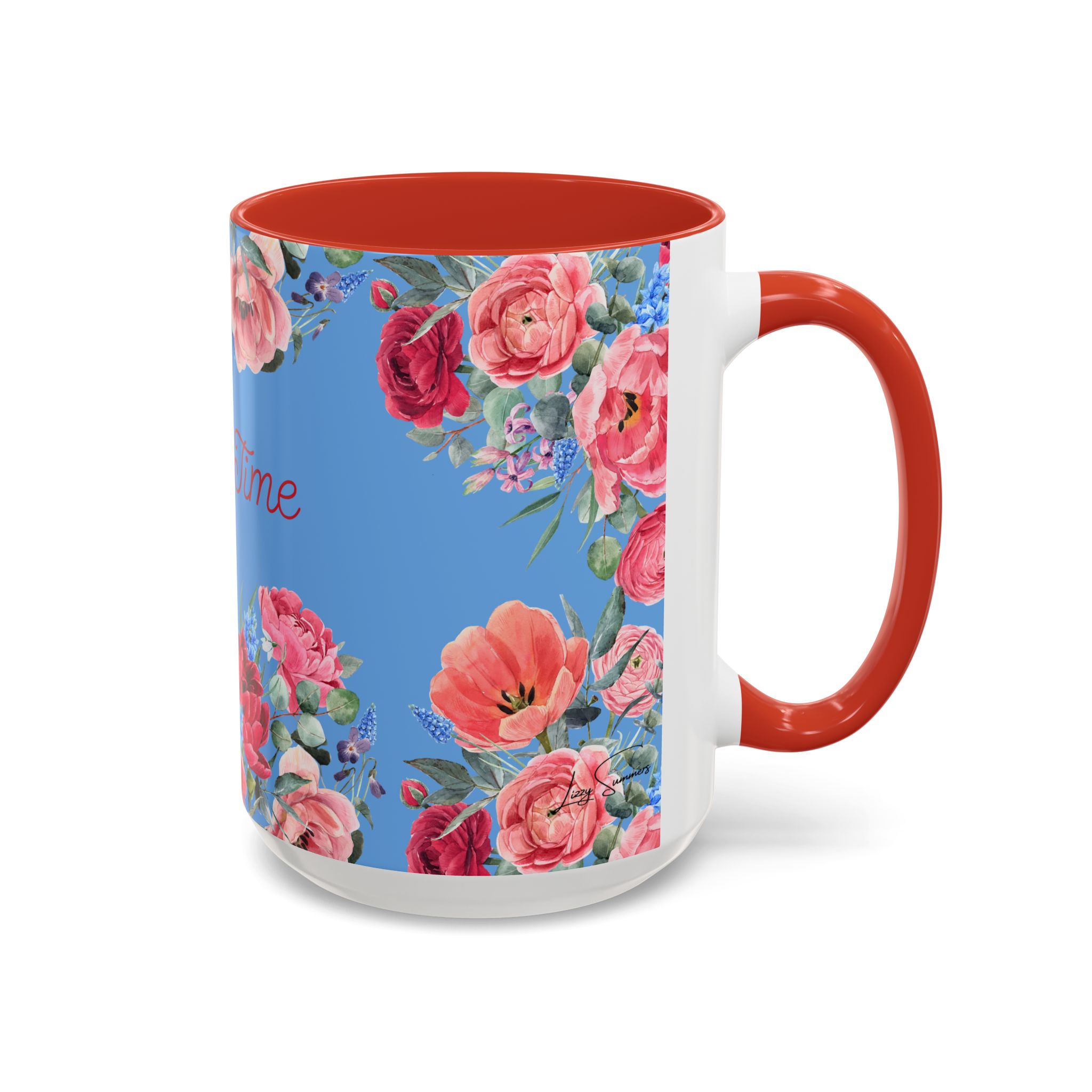 Coffee Mug  Bloom Time Blue - Image 22