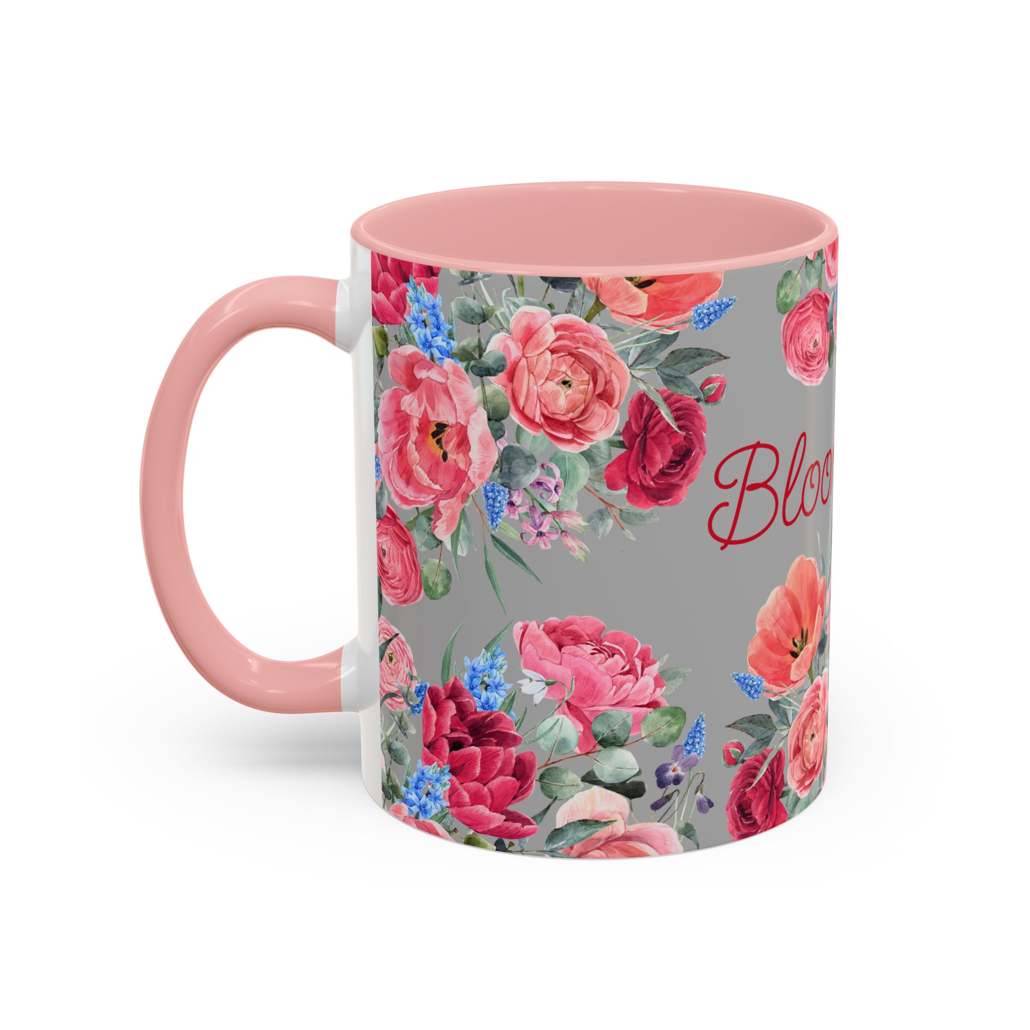 Bloom Time Grey Accent Coffee Mug - Image 11