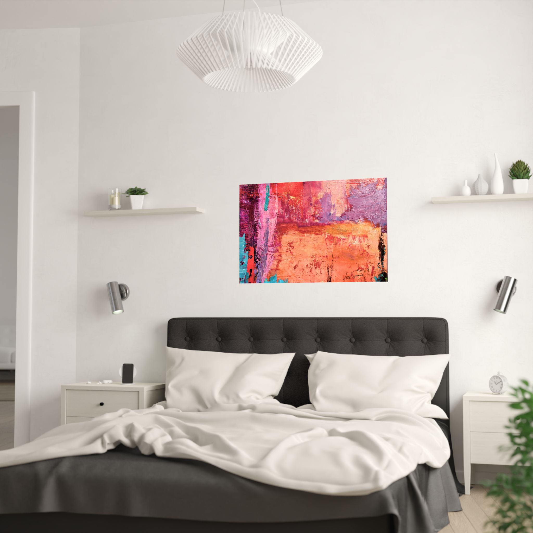 Poster Orange Abstract Painterly - Image 15