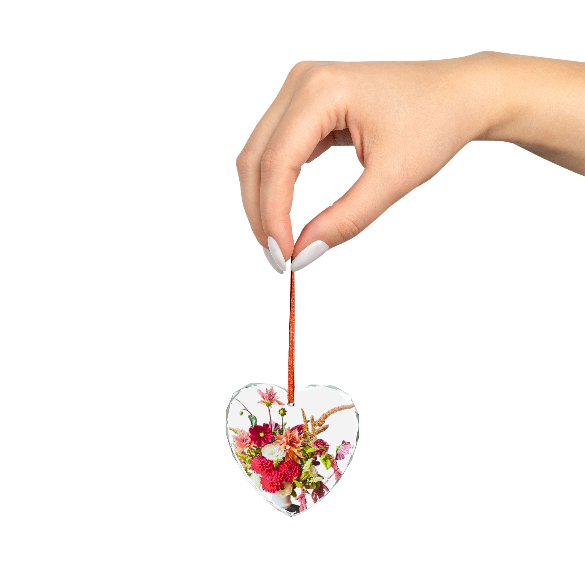 Glass Ornament Flower Bouquet #2 - Image 4