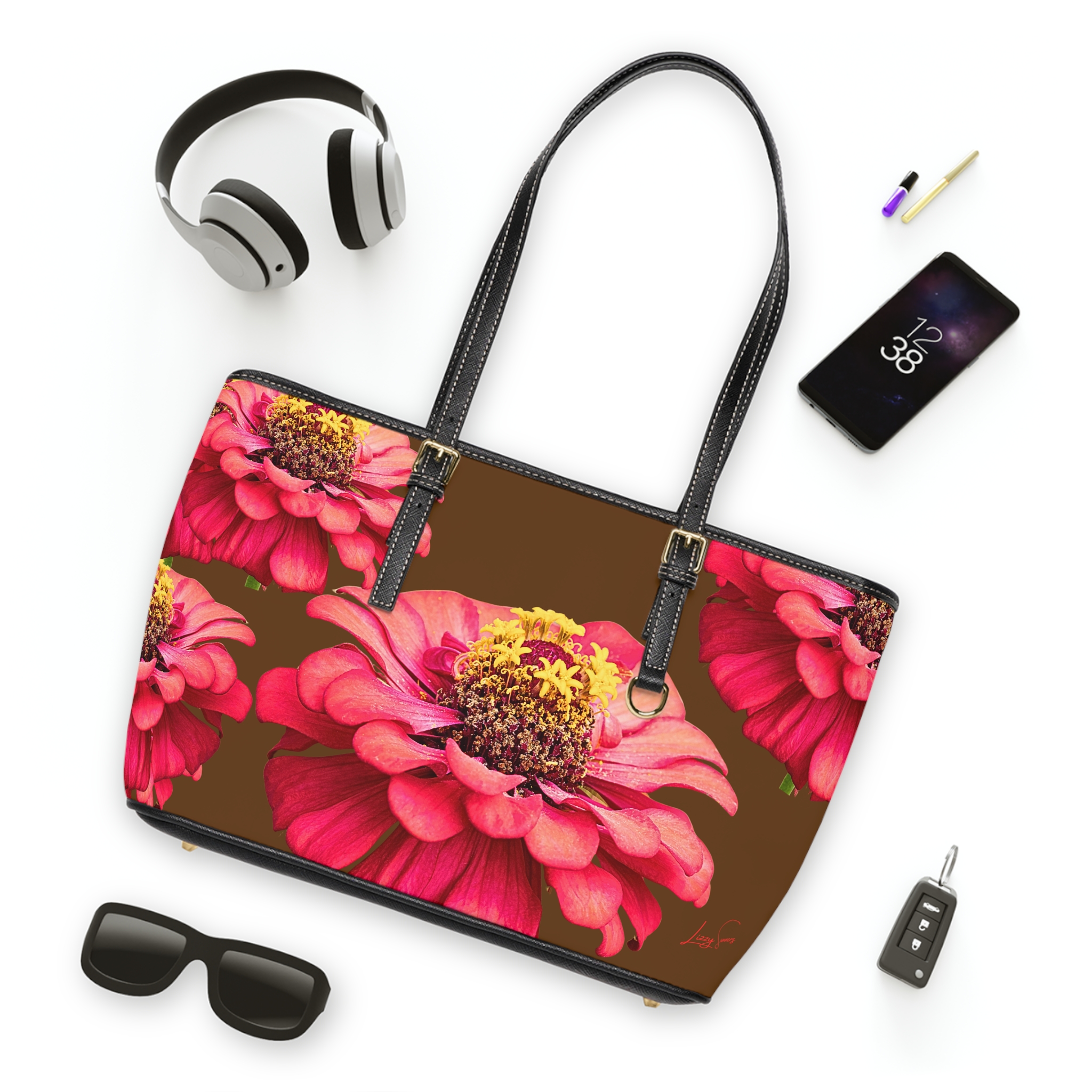 Shoulder Bag Pink Zinnia - Image 7