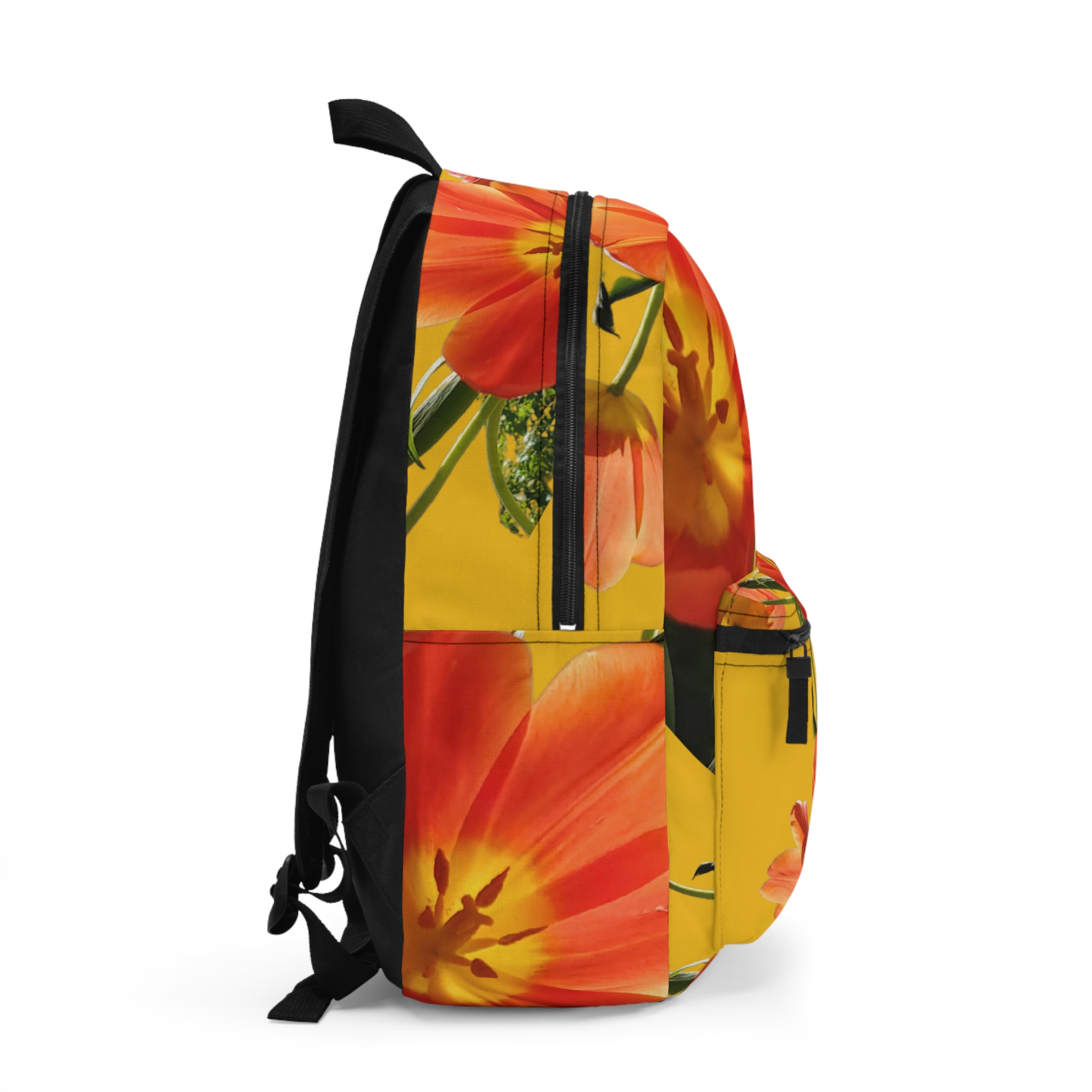 Tulips on Yellow Backpack - Image 2