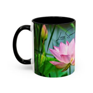 Coffee Mug Lilly on Black