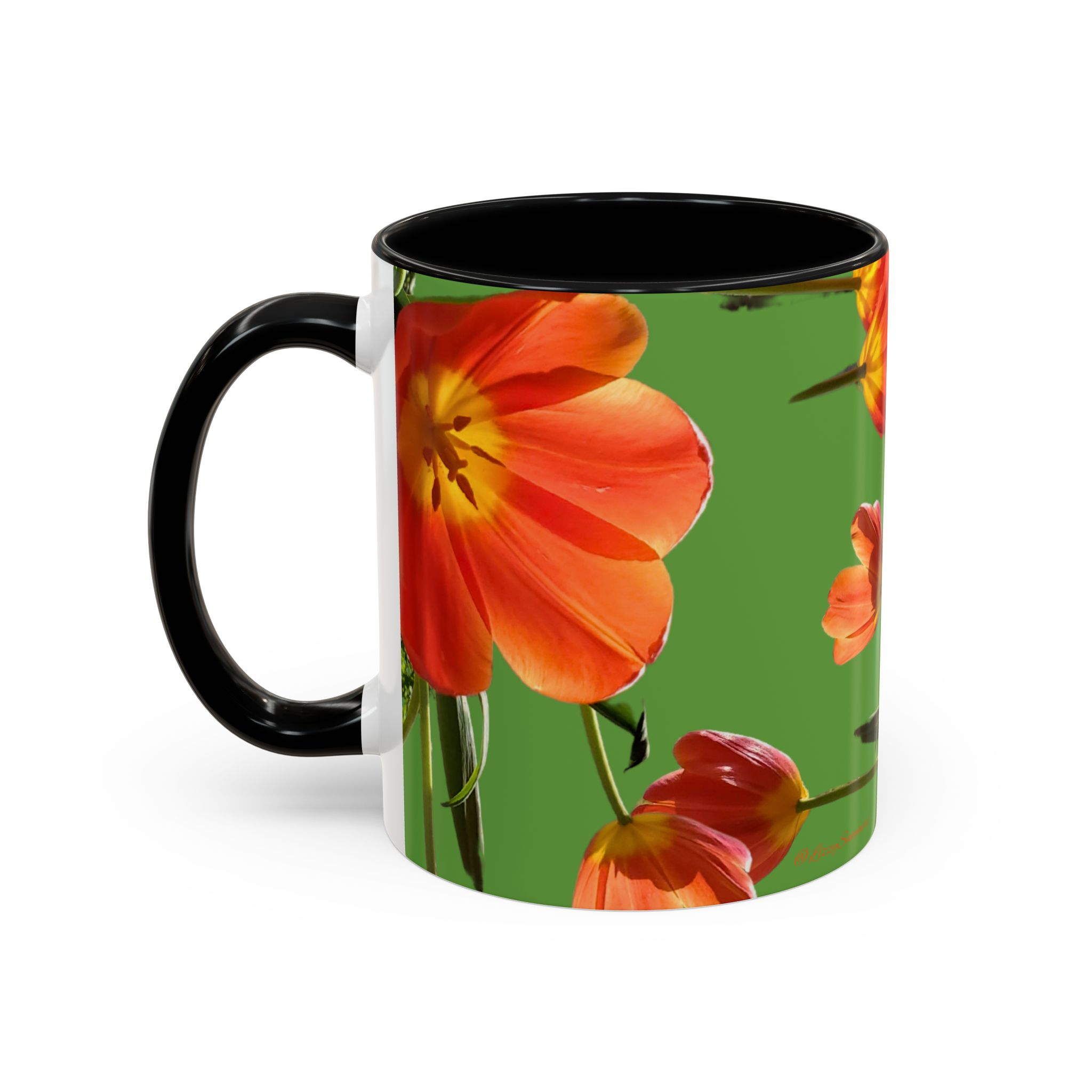 Mug, Floral Coffee Cup Gift, Spring Flower Tea Mug, Cute Kitchen Decor, Mother's Day Present, Teacher Appreciation Gift