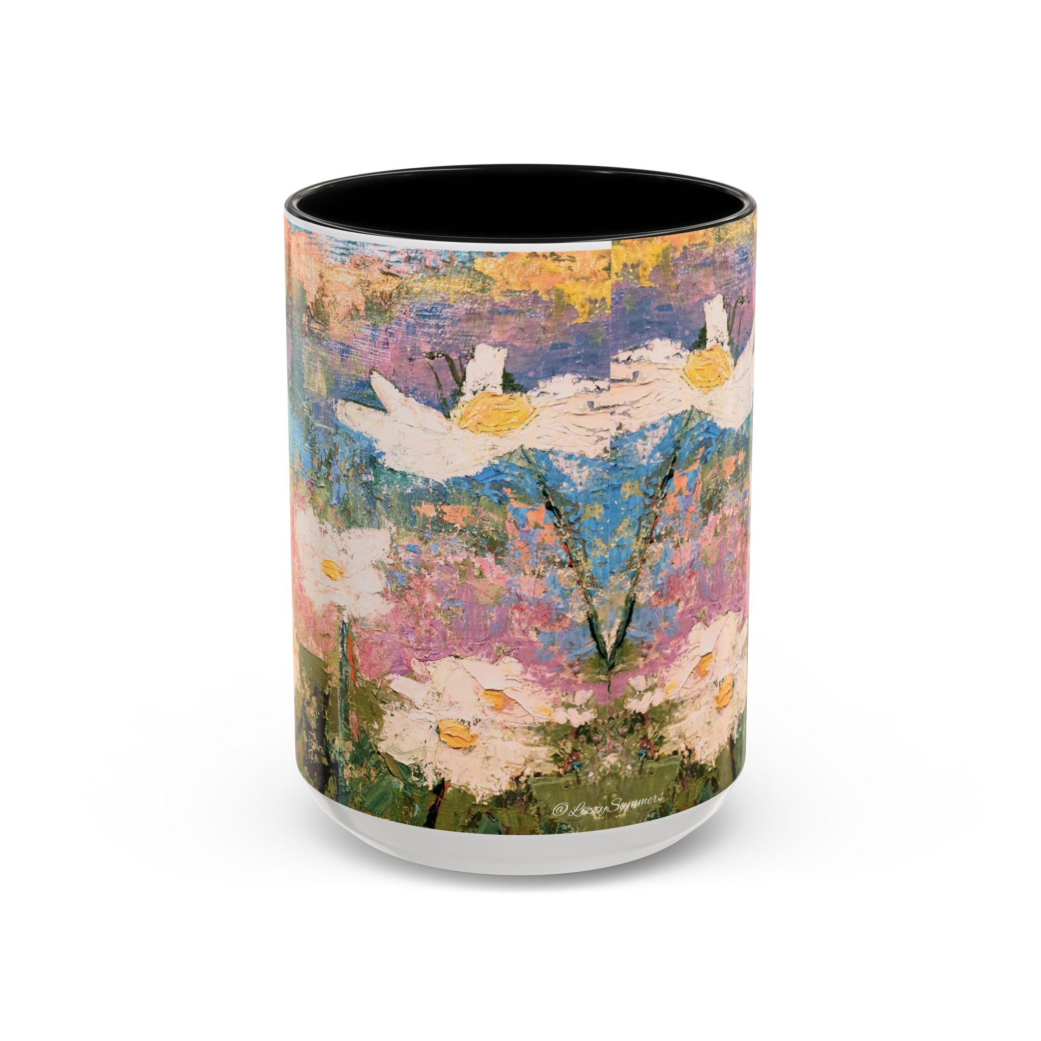 Painted Daisies Accent Coffee Mug - Image 13