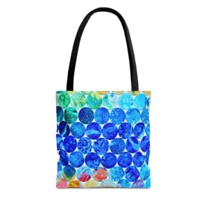 Pops Dots Royal Blue Tote Bag