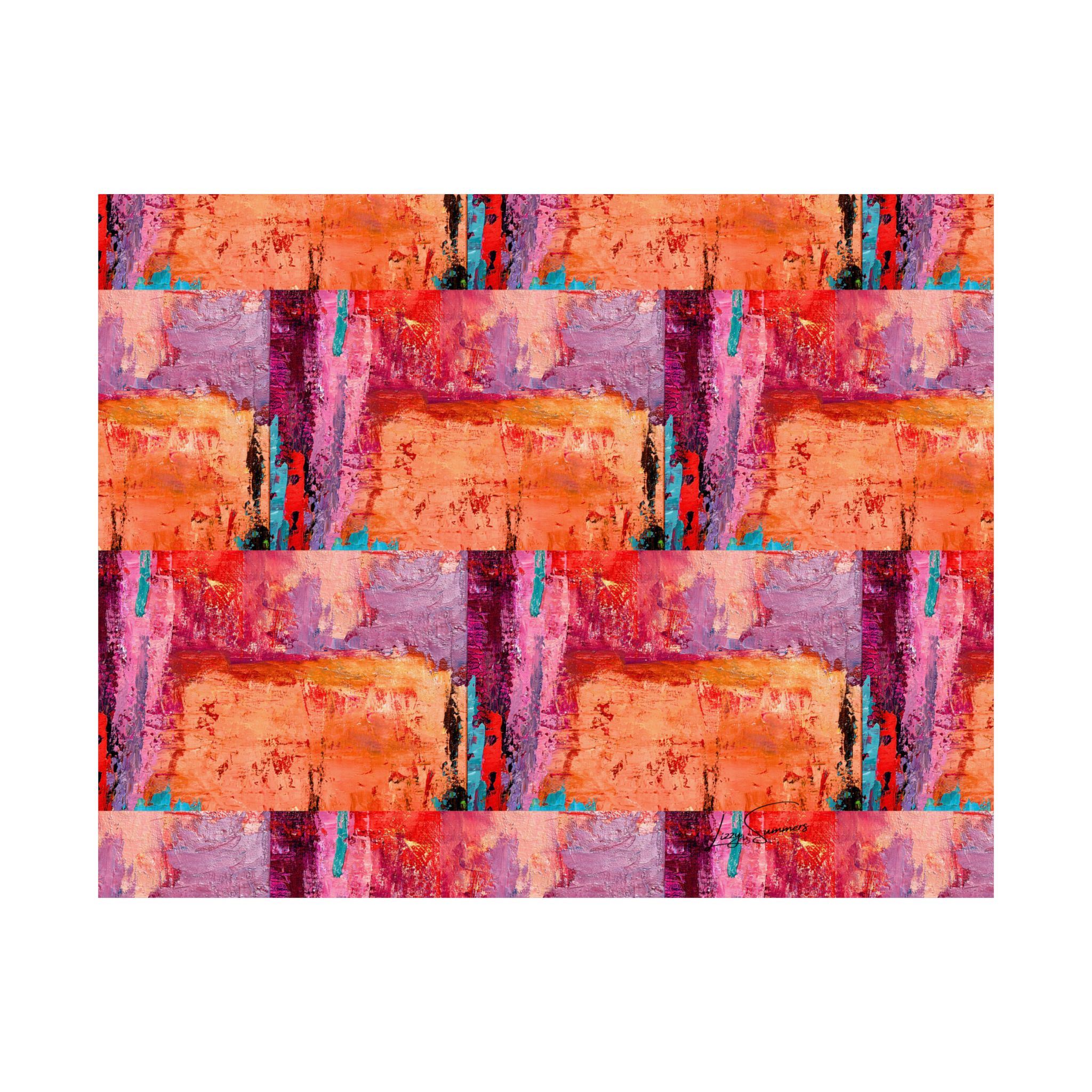 Poster Warm Orange Abstract - Image 2