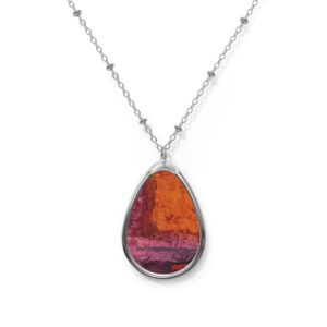 Pendent Bold Red and Orange