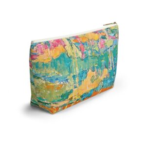 Accessory Pouch w T-bottom Color Pop Landscape
