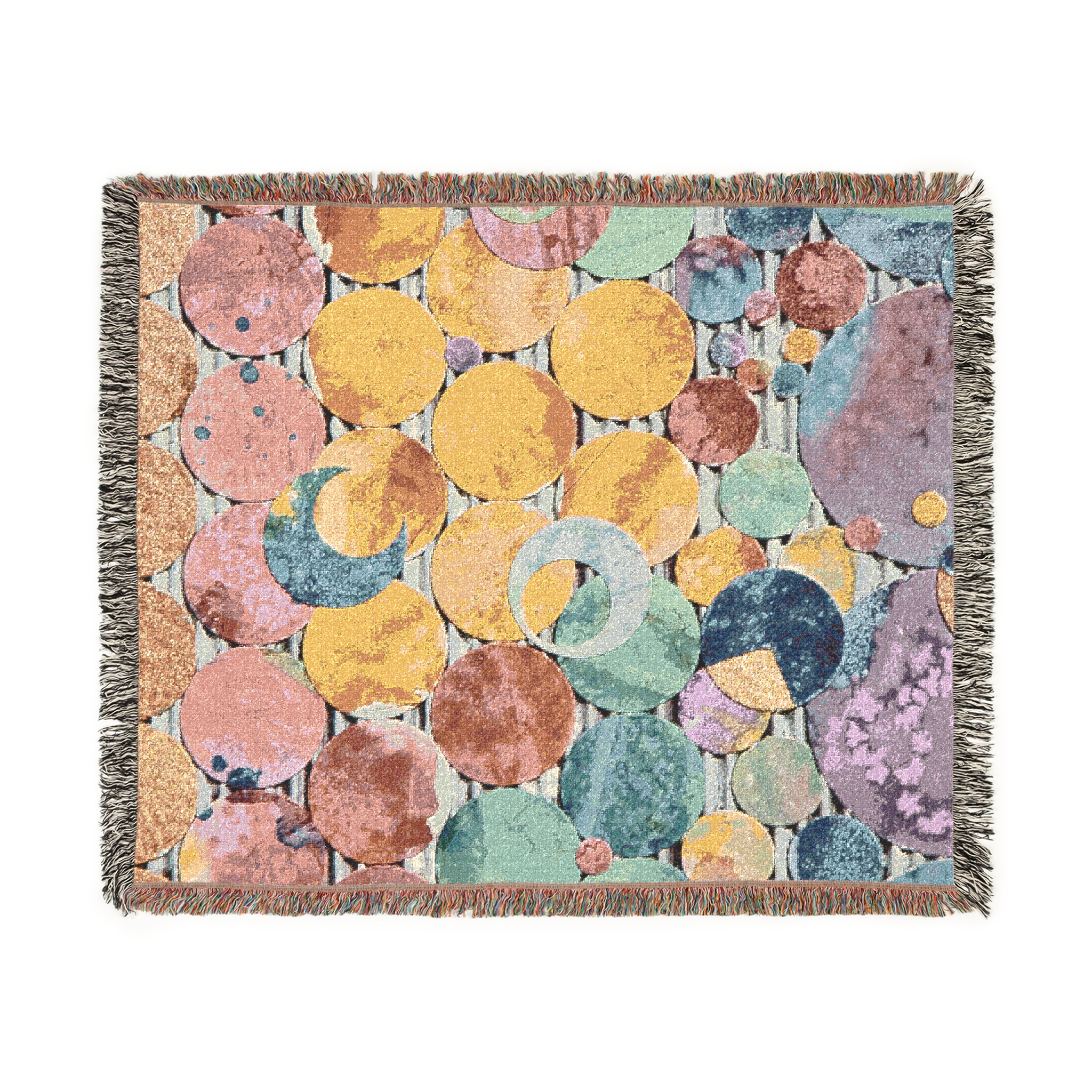 Colorful Woven Blanket - Cozy Home Decor for All Occasions - Image 3