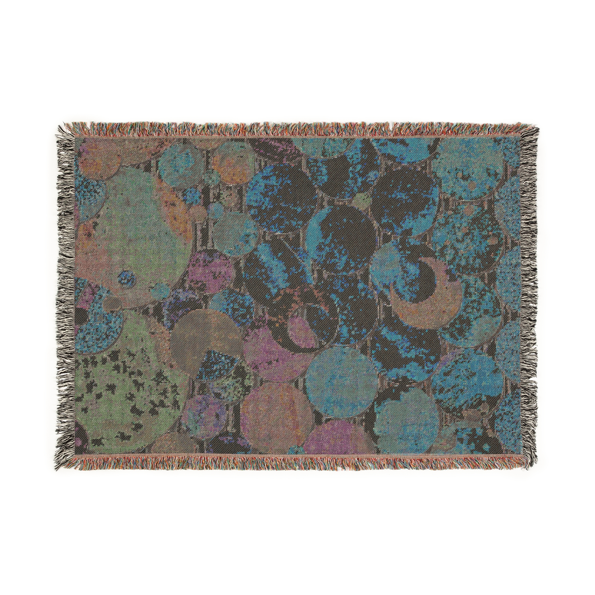 Colorful Woven Blanket - Cozy Home Decor for All Occasions - Image 2