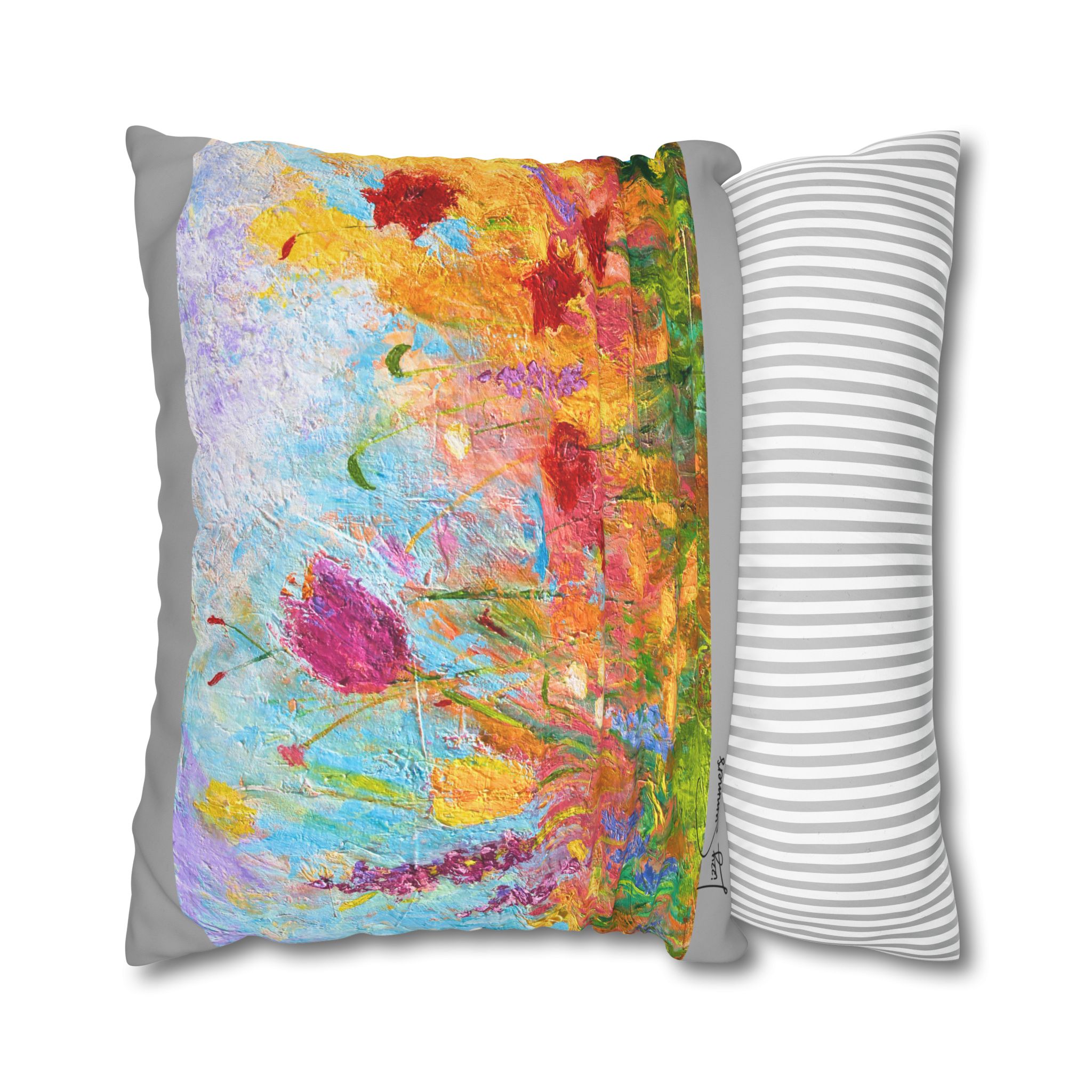 Floral Canvas Pillowcase — Painted Wildflower - Image 22
