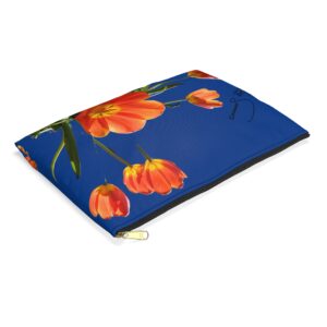 Flat Accessory Pouch Tulips
