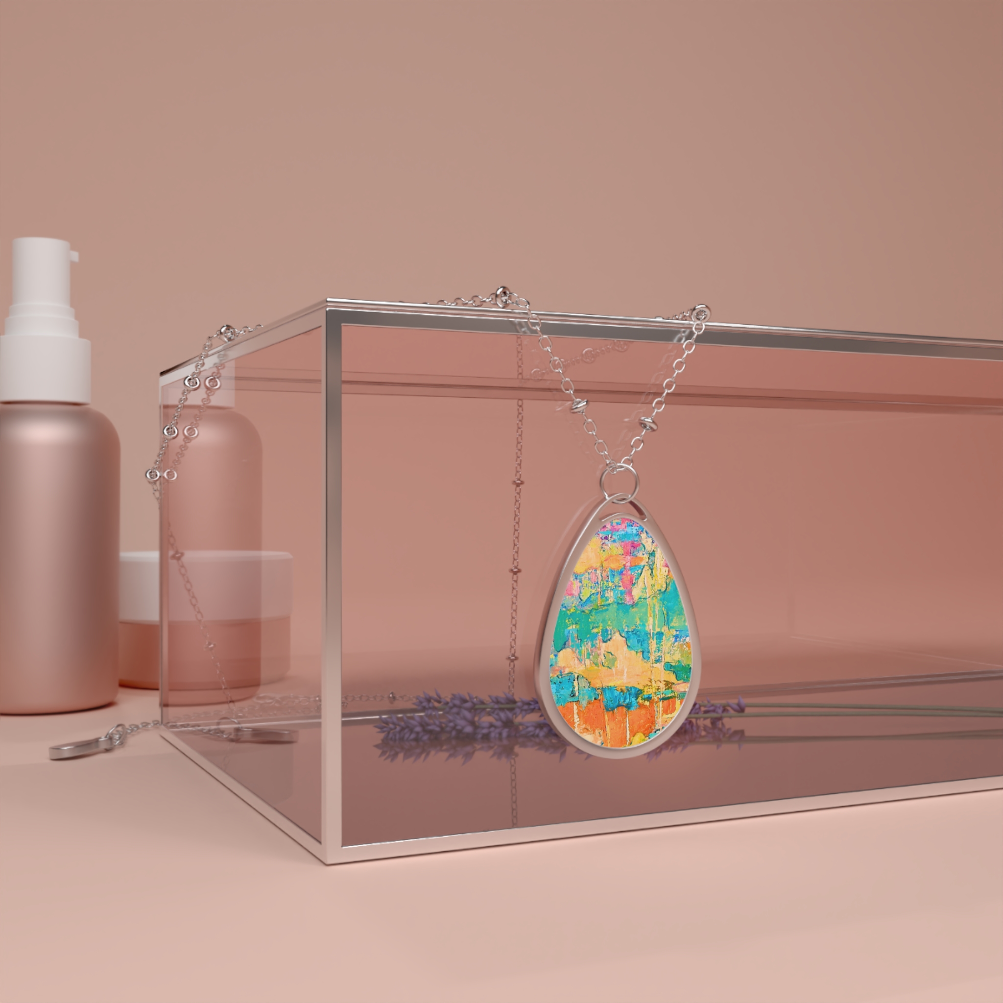 Pendent Pastel Landscape - Image 4