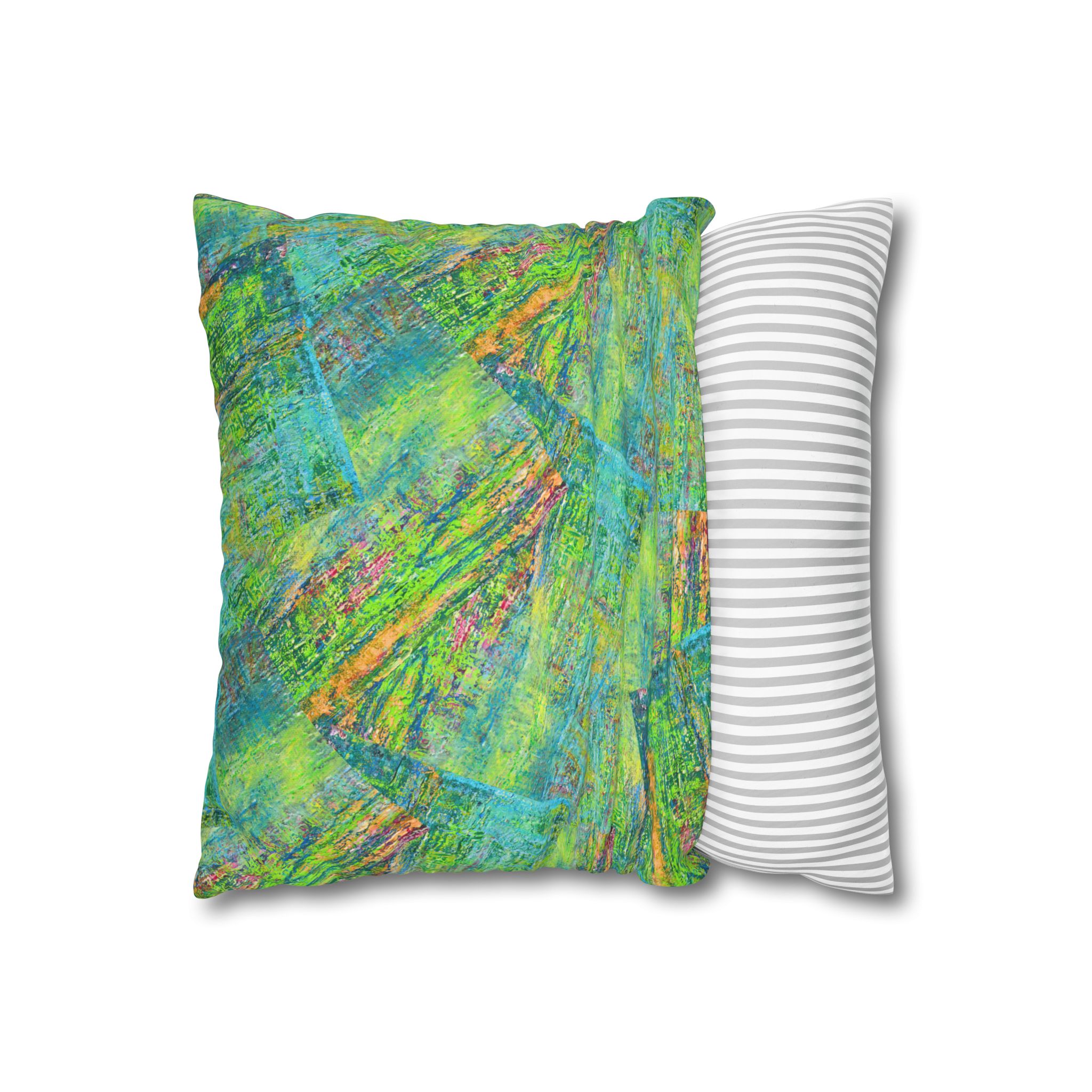 Canvas Pillowcase — Shimmering Teal - Image 3