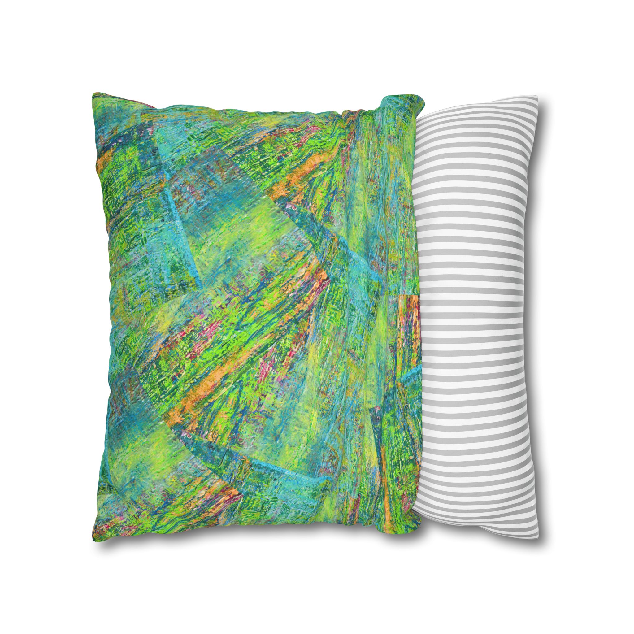 Canvas Pillowcase — Shimmering Teal - Image 14