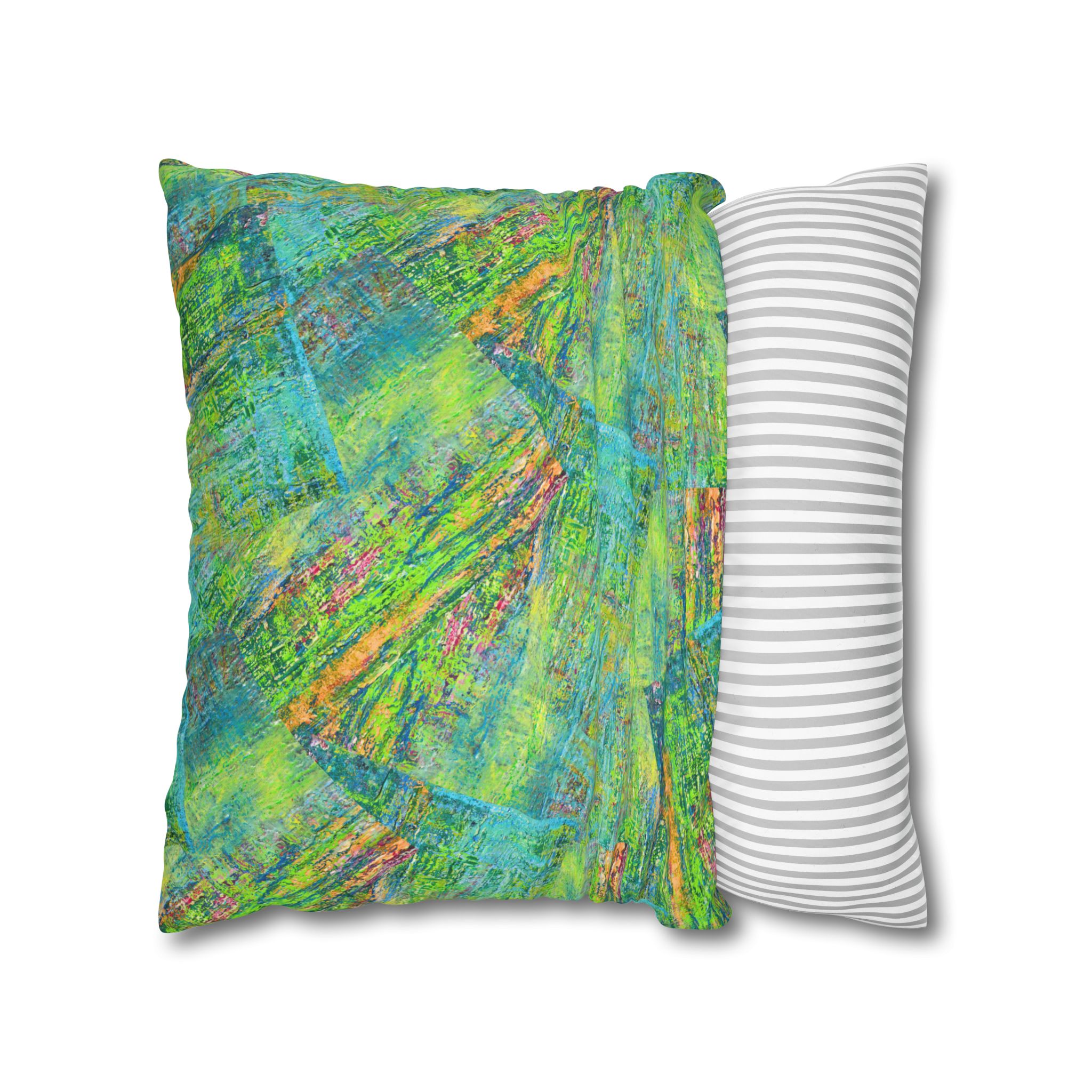 Canvas Pillowcase — Shimmering Teal - Image 12