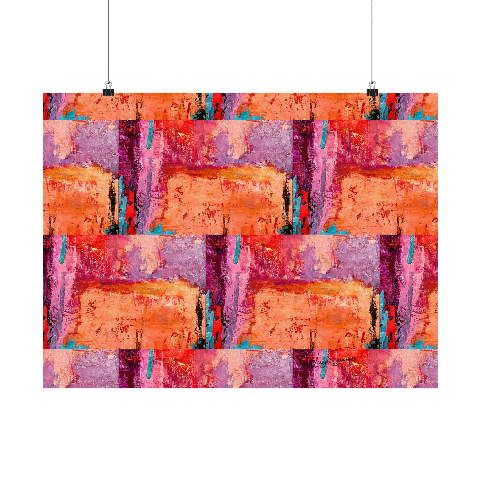 Poster Warm Orange Abstract - Image 6