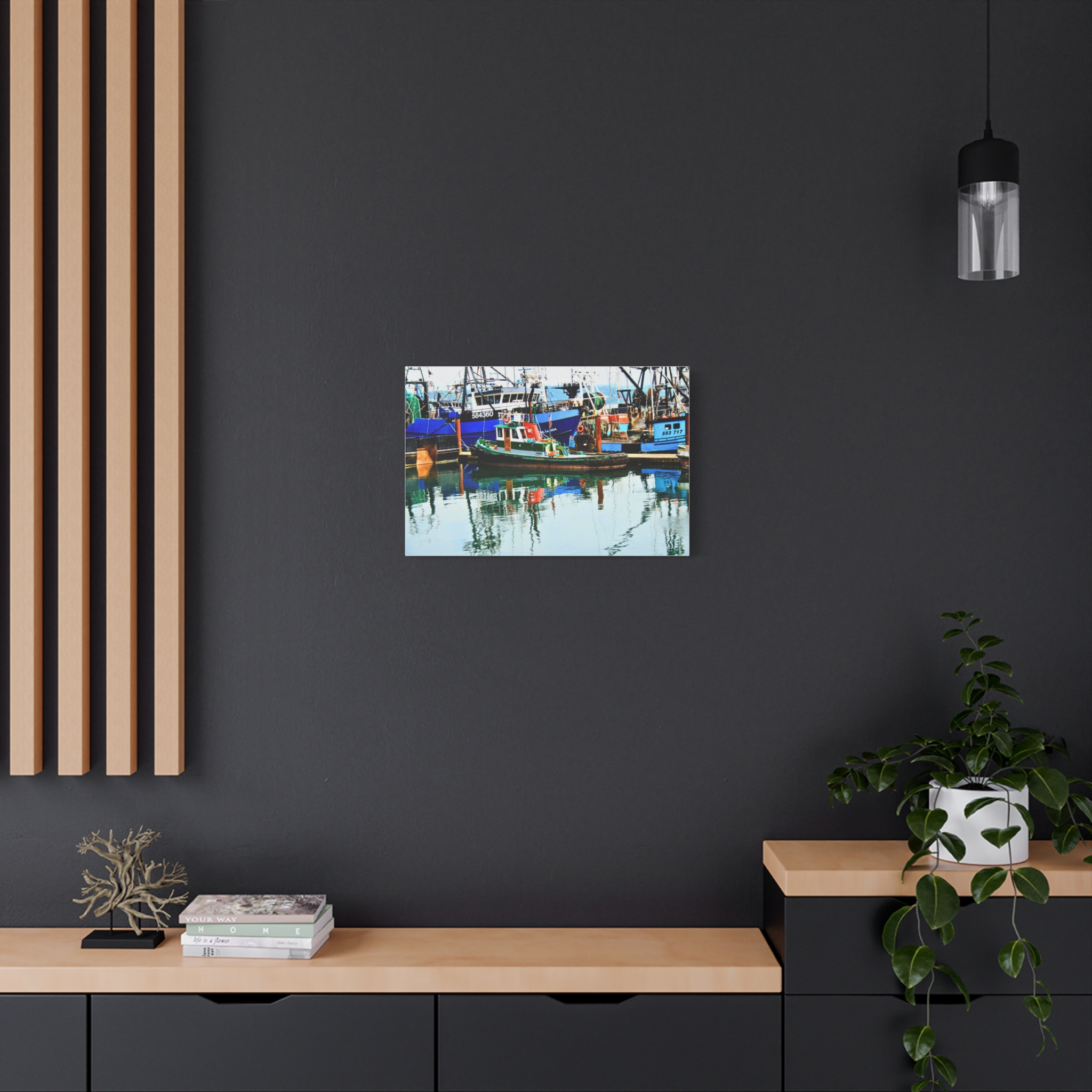 Canvas Print--Harbor Boat Reflections - Image 12