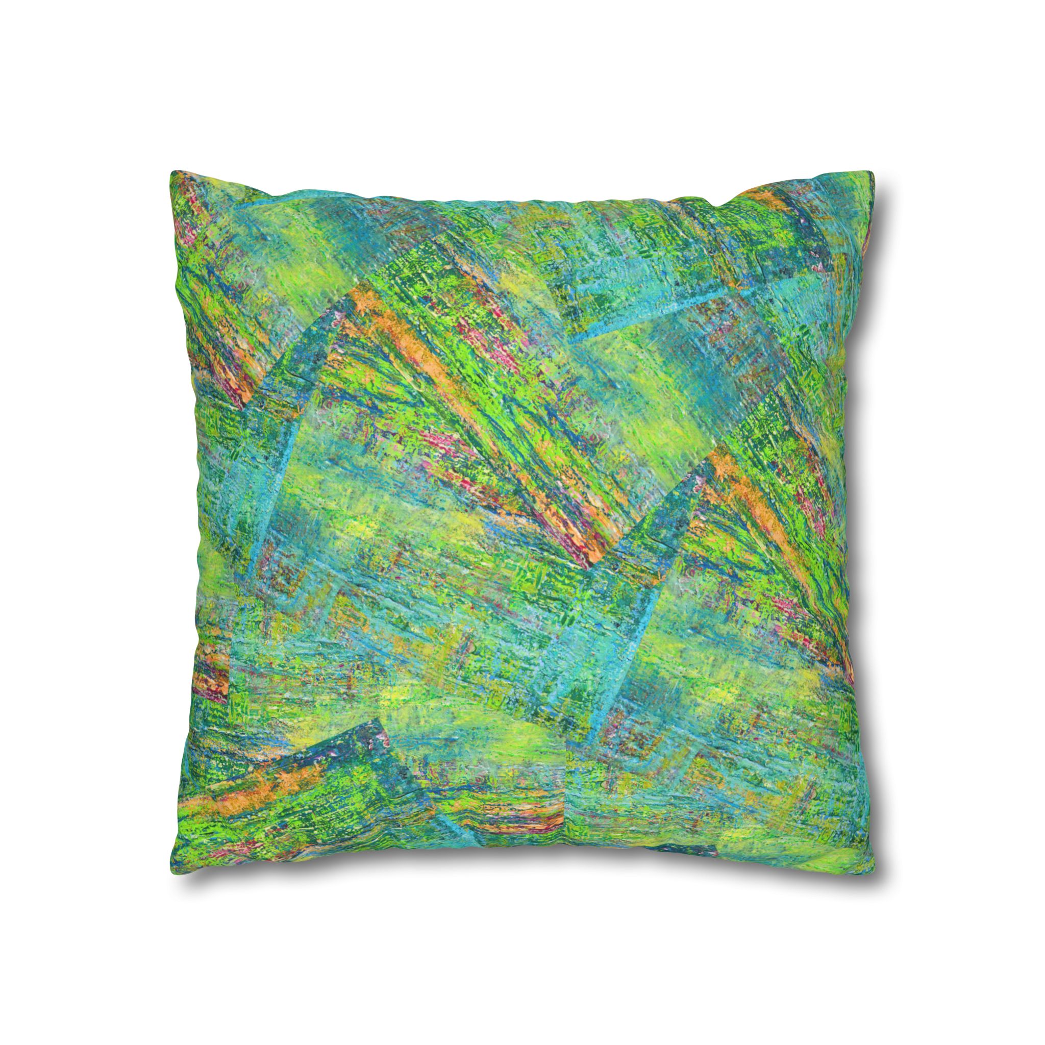 Canvas Pillowcase — Shimmering Teal - Image 8