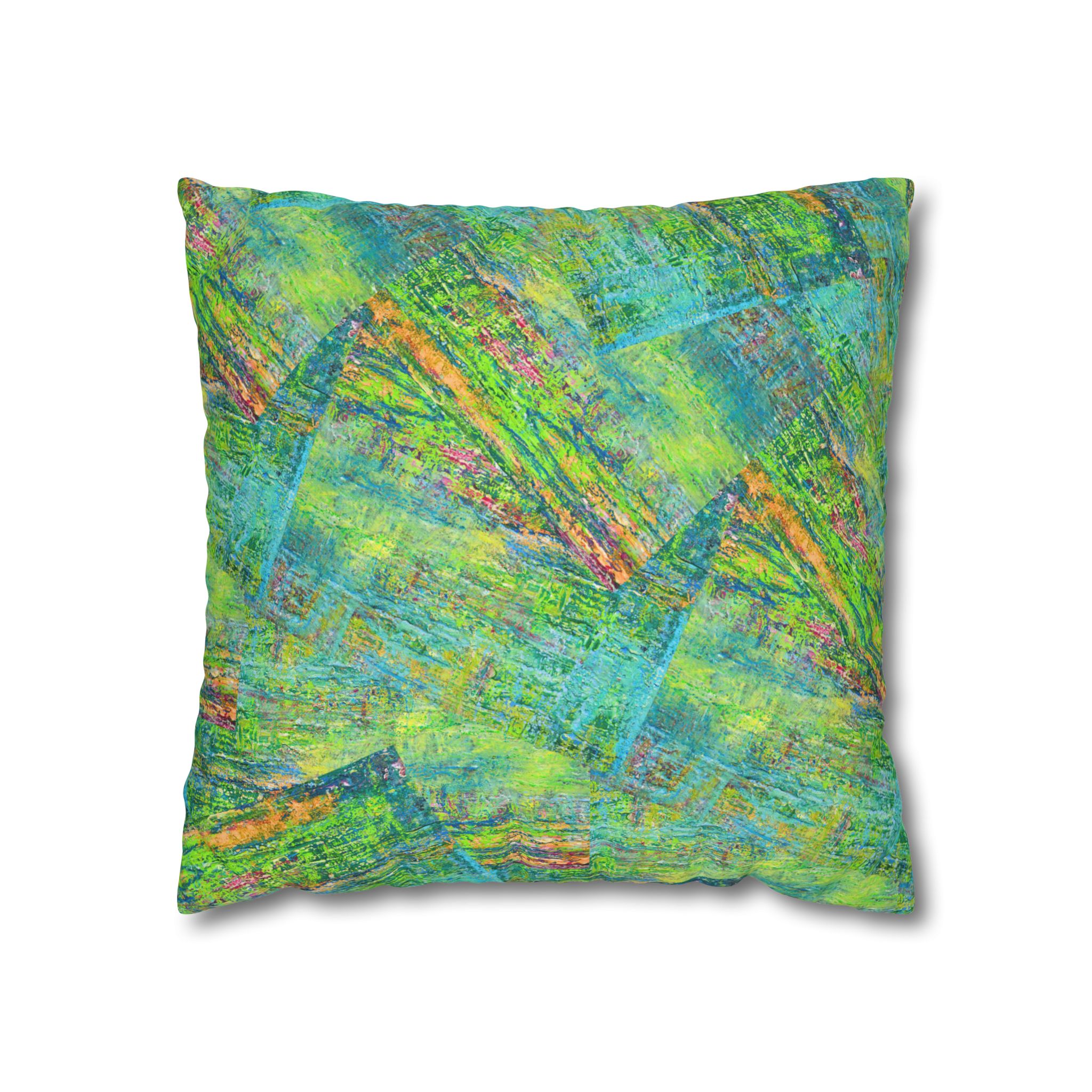 Canvas Pillowcase — Shimmering Teal - Image 10