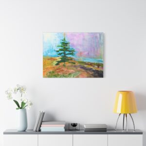 Canvas print,  Northern Christmas Tree