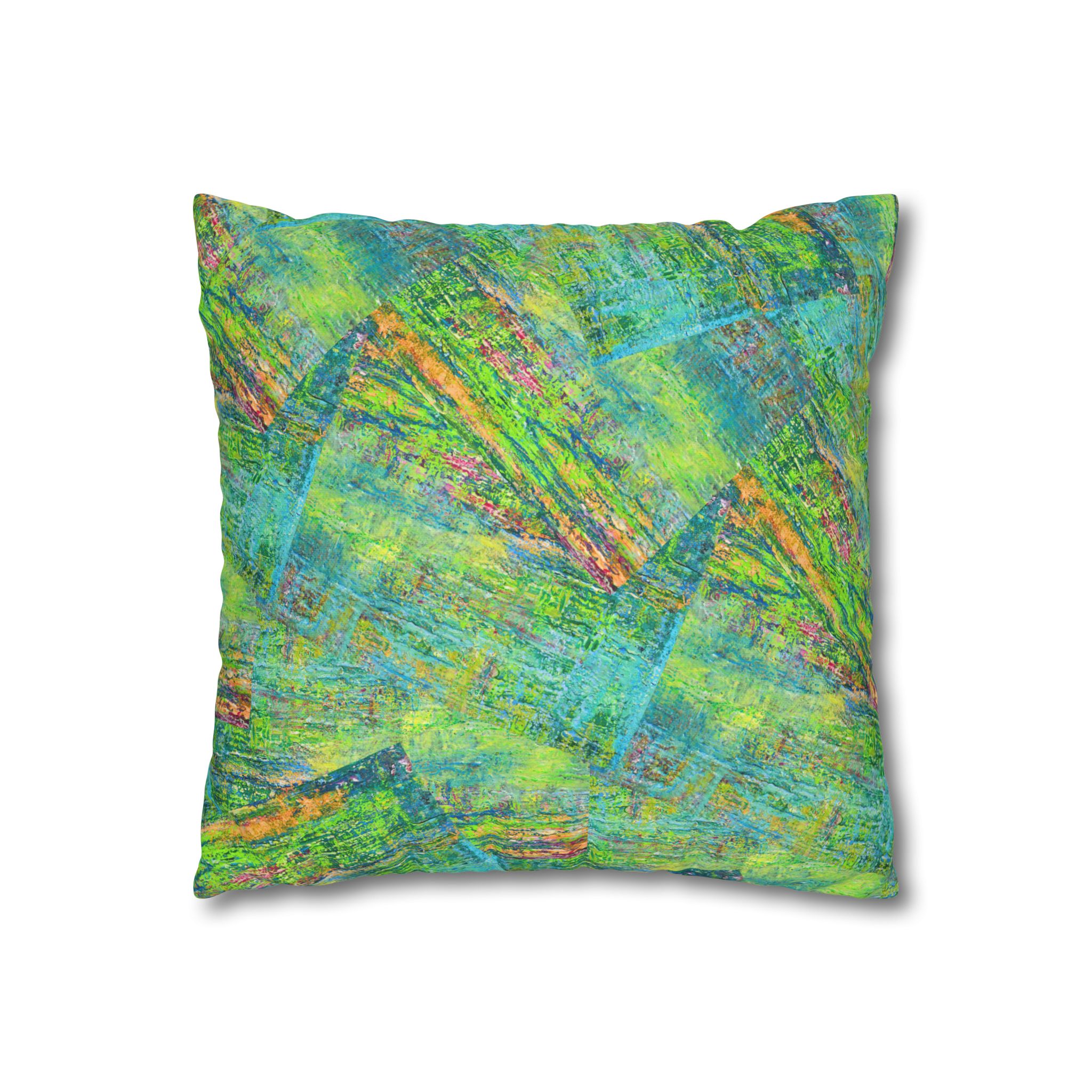 Canvas Pillowcase — Shimmering Teal