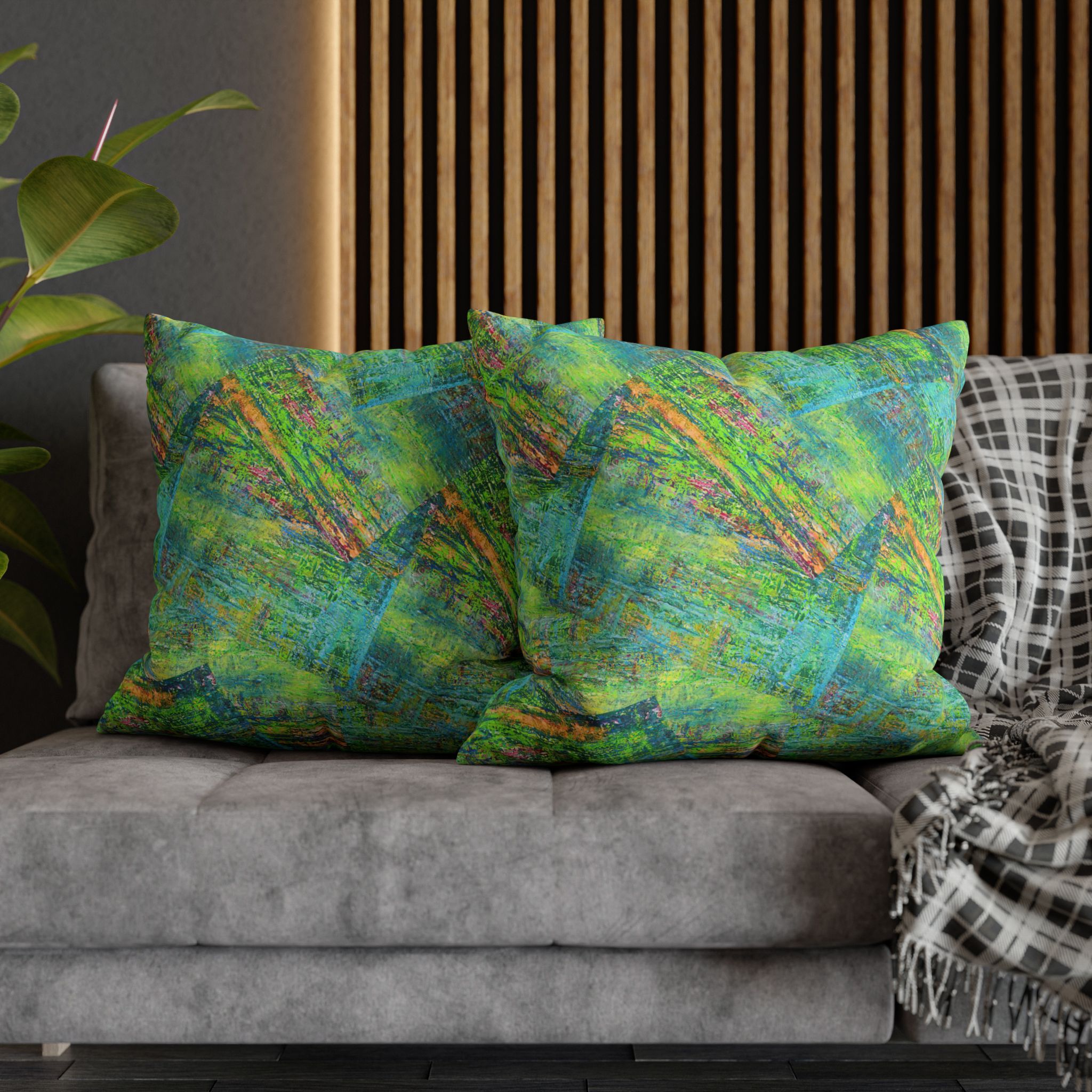 Canvas Pillowcase — Shimmering Teal - Image 21